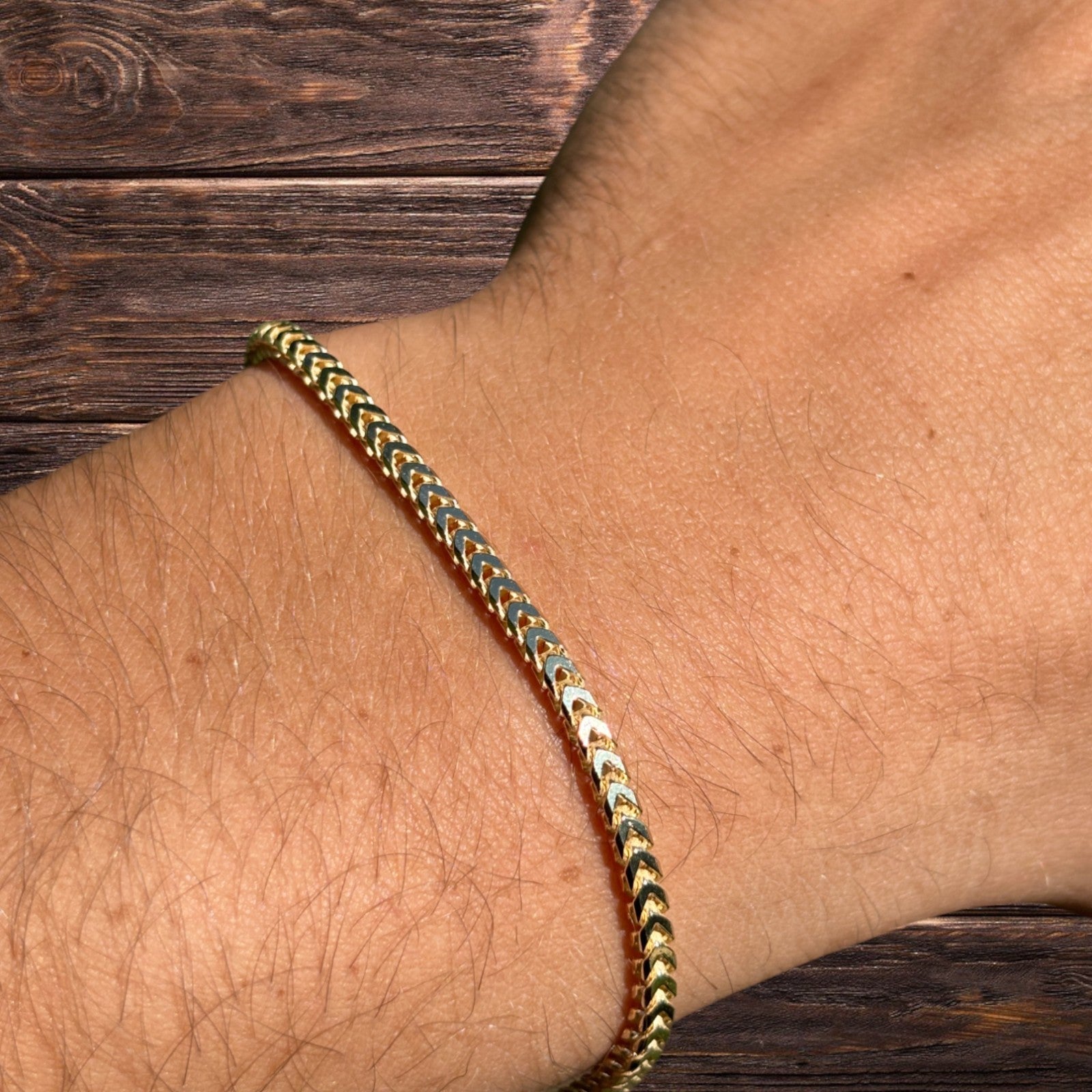 925 Sterling Silver 2.5mm Franco Bracelet