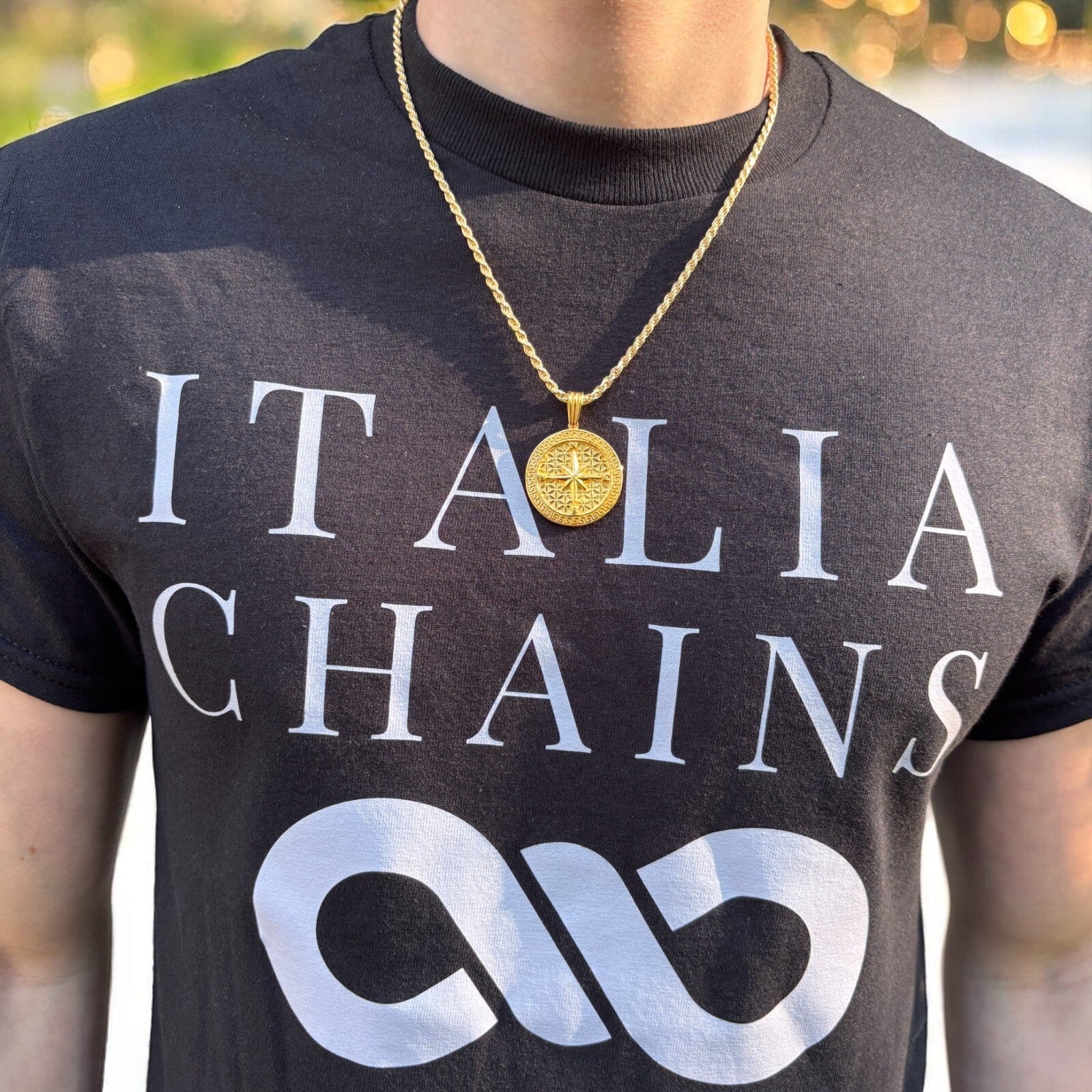 925 Sterling Silver Medusa Head Pendant With Moissanite - Large