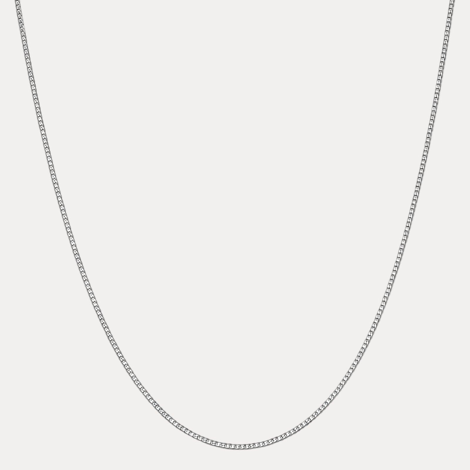 925 Sterling Silver 2mm Curb Chain Necklace