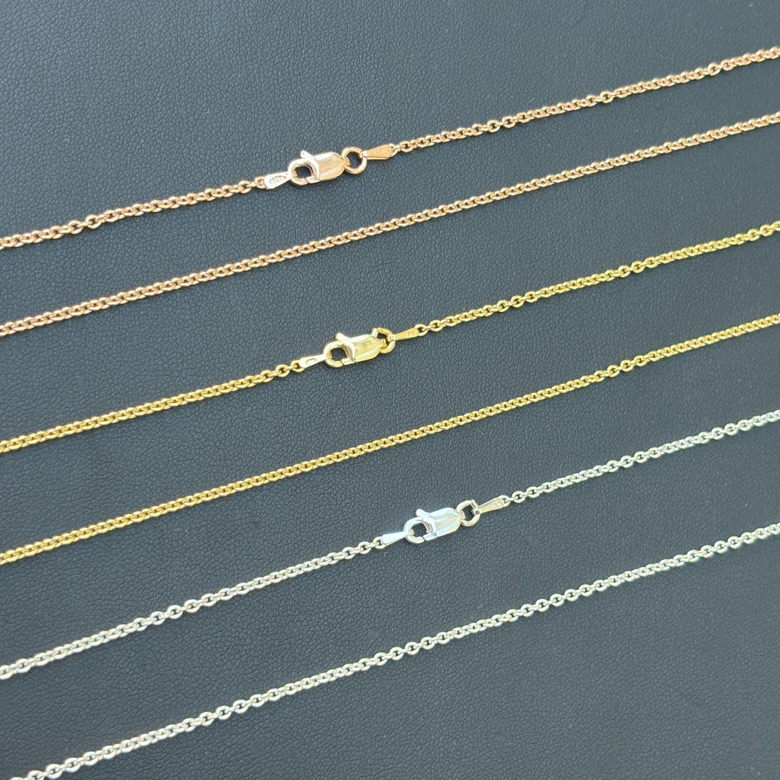 925 Sterling Silver 2mm Cable Chain Necklace