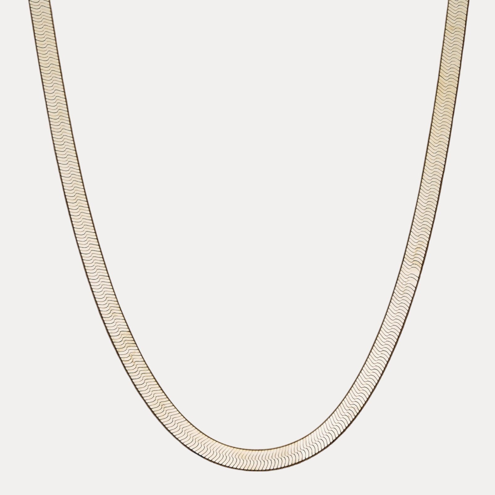 925 Sterling Silver 9mm Herringbone Chain Necklace