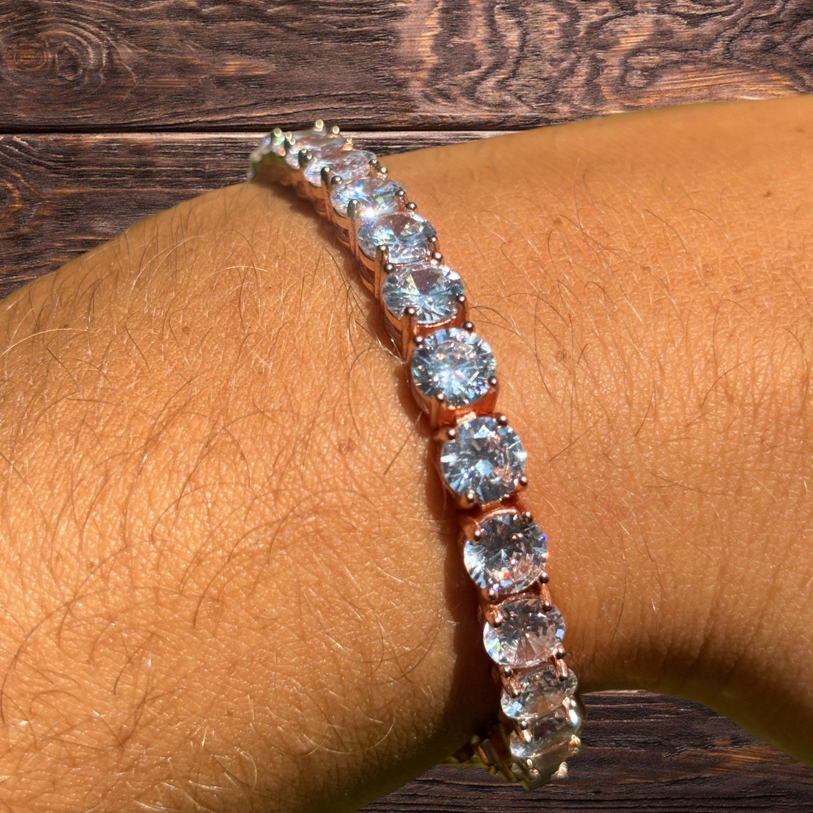 925 Sterling Silver 6mm Tennis Bracelet - CZ Or Moissanite