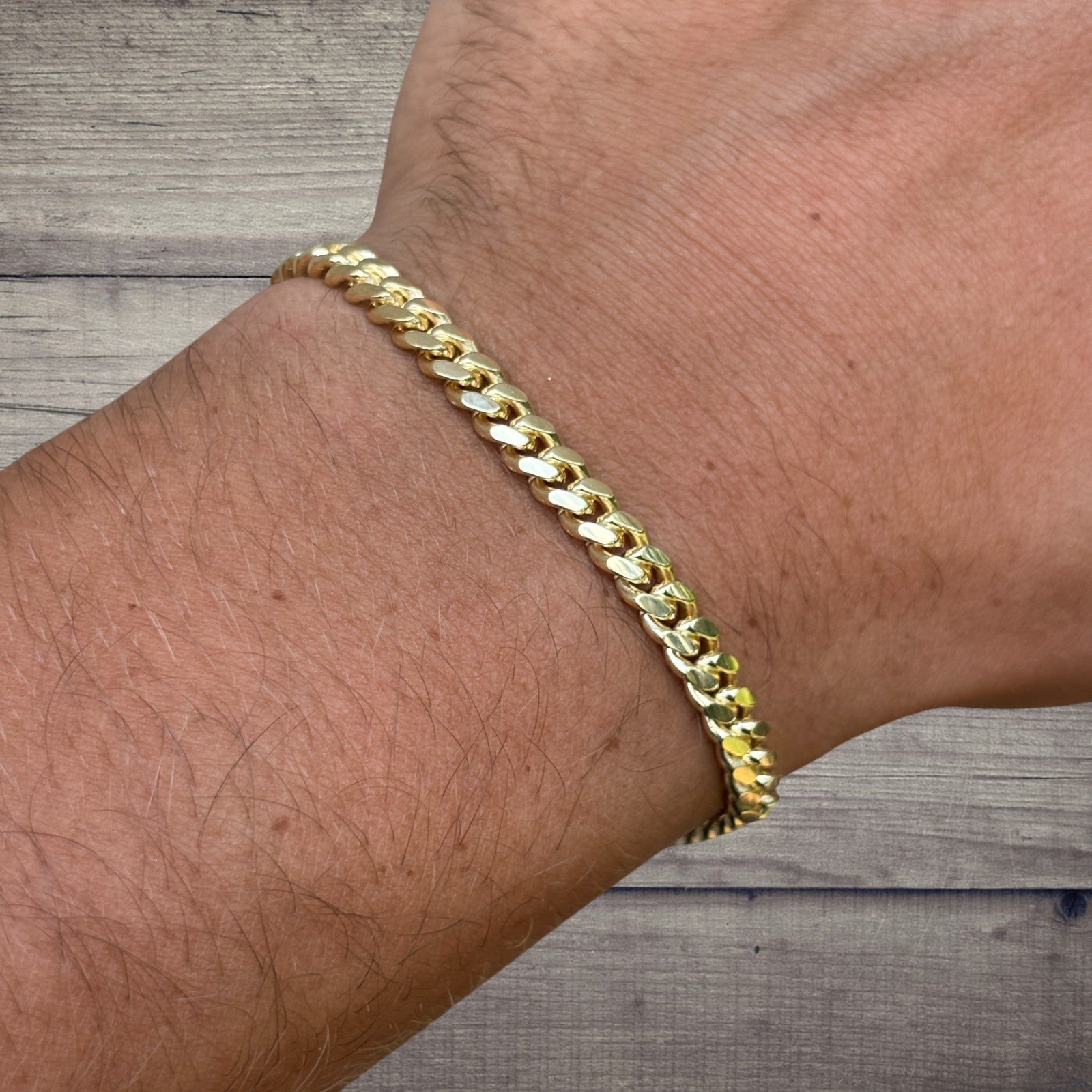 925 Sterling Silver 6mm Miami Cuban W. Box Clasp Bracelet