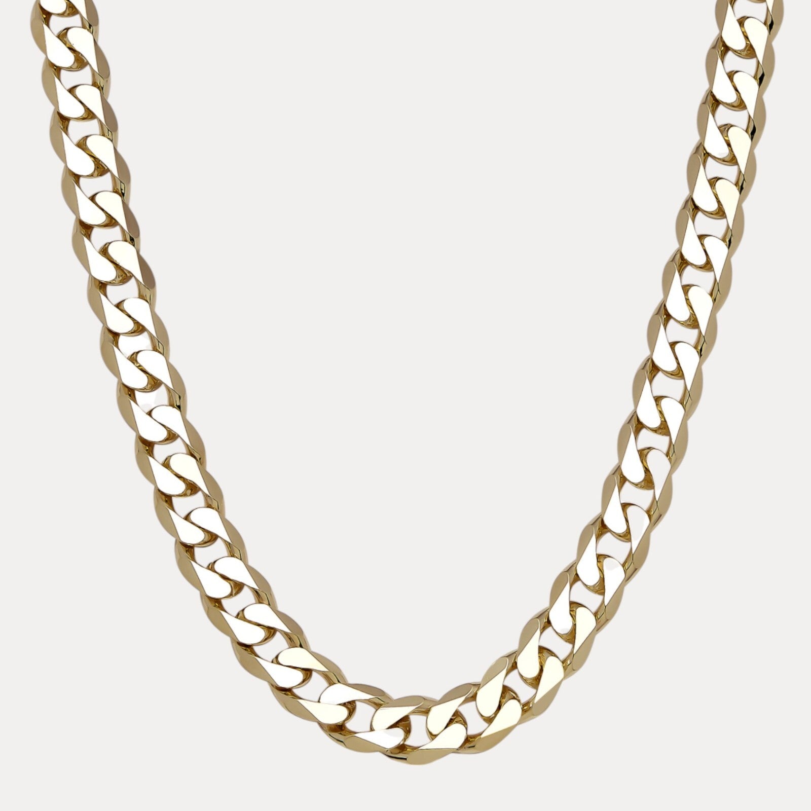 925 Sterling Silver 16mm Curb Chain Necklace