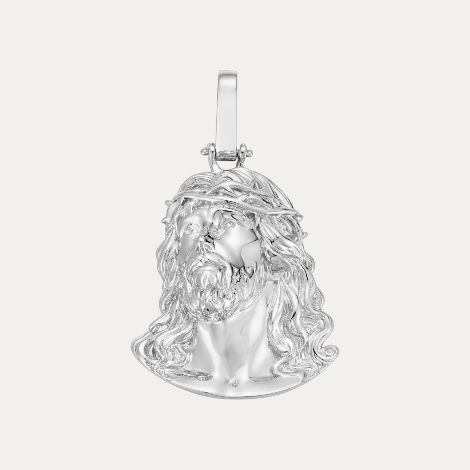925 Sterling Silver Passion Of The Christ Jesus Piece Pendant - Small