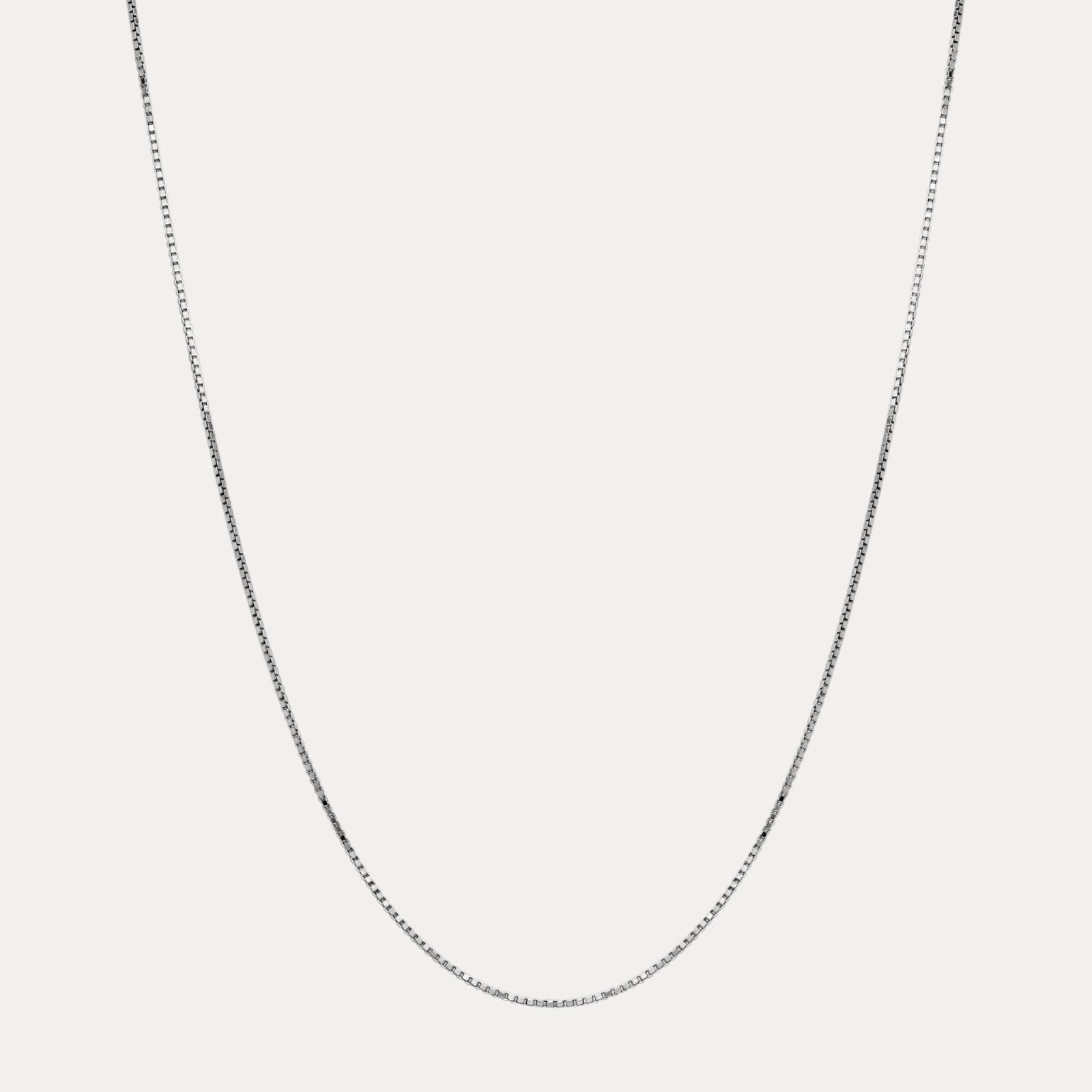 925 Sterling Silver 2mm Box Chain Necklace