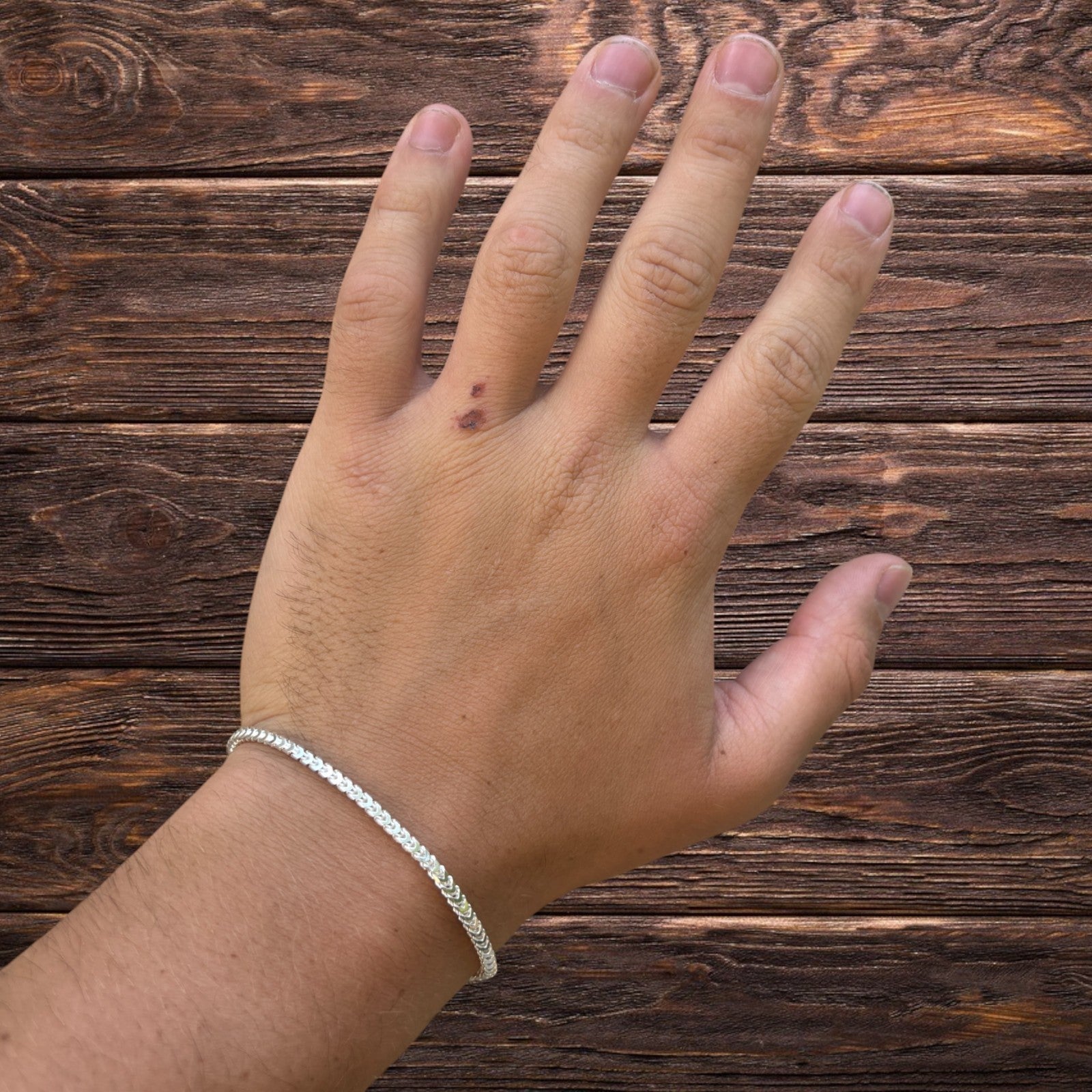 925 Sterling Silver 2.5mm Franco Bracelet