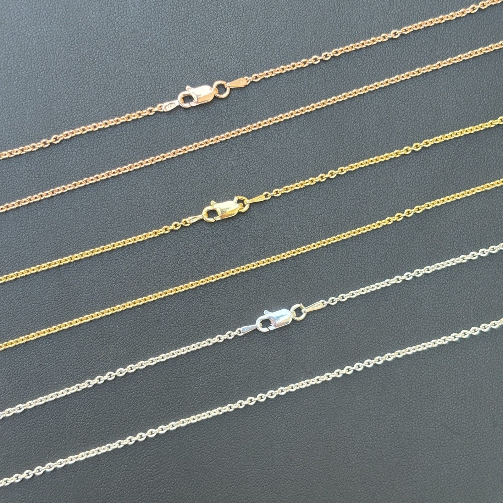 925 Sterling Silver 2mm Cable Chain Necklace