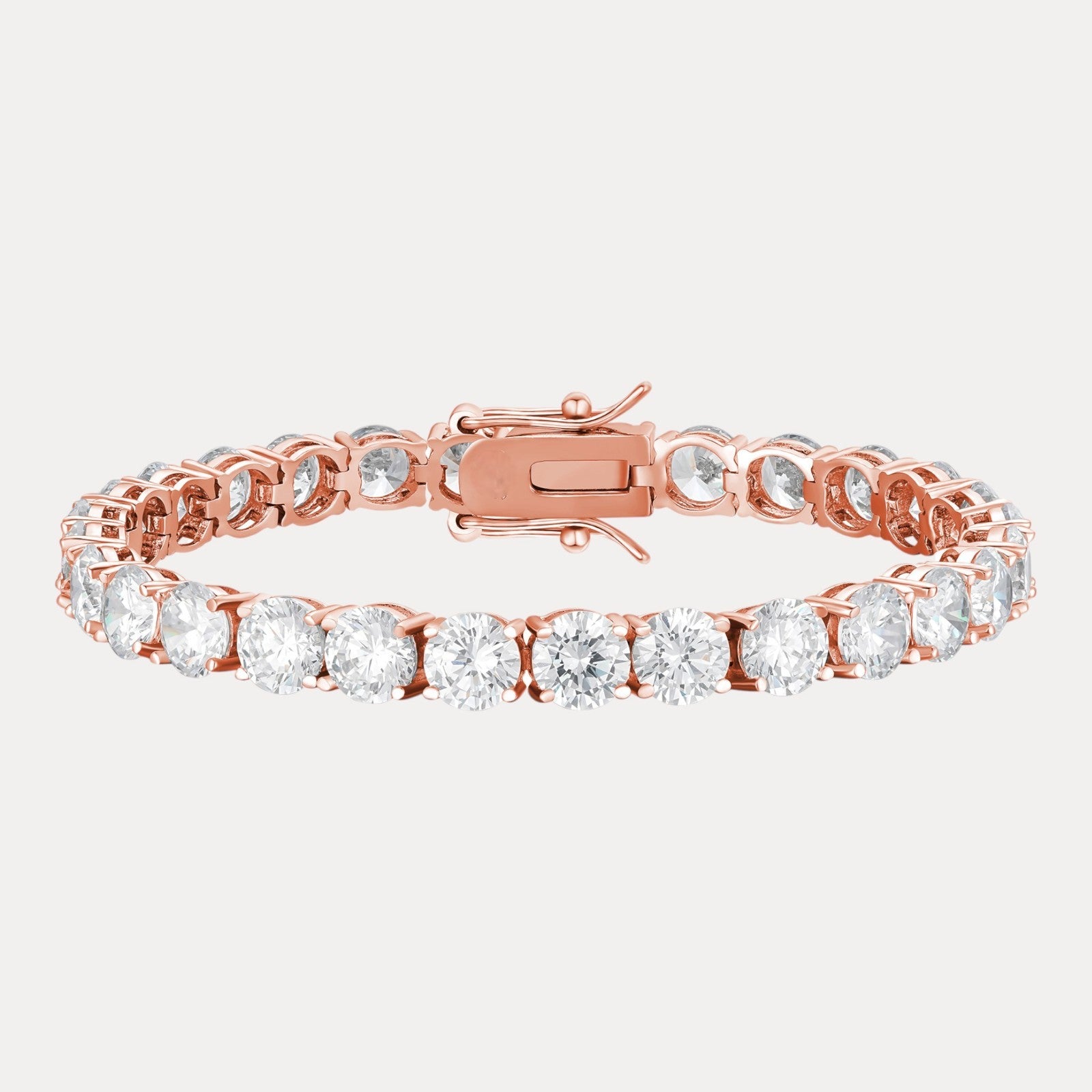 925 Sterling Silver 6mm Tennis Bracelet - CZ Or Moissanite