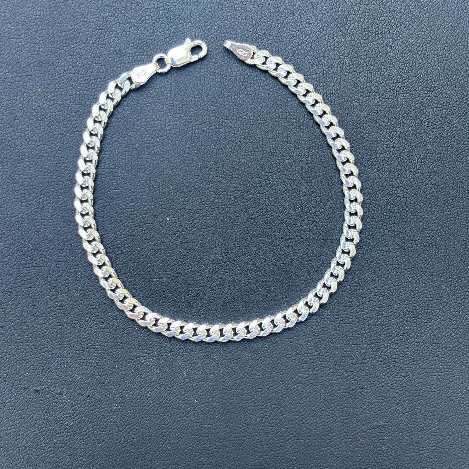 925 Sterling Silver 4mm Miami Cuban Bracelet