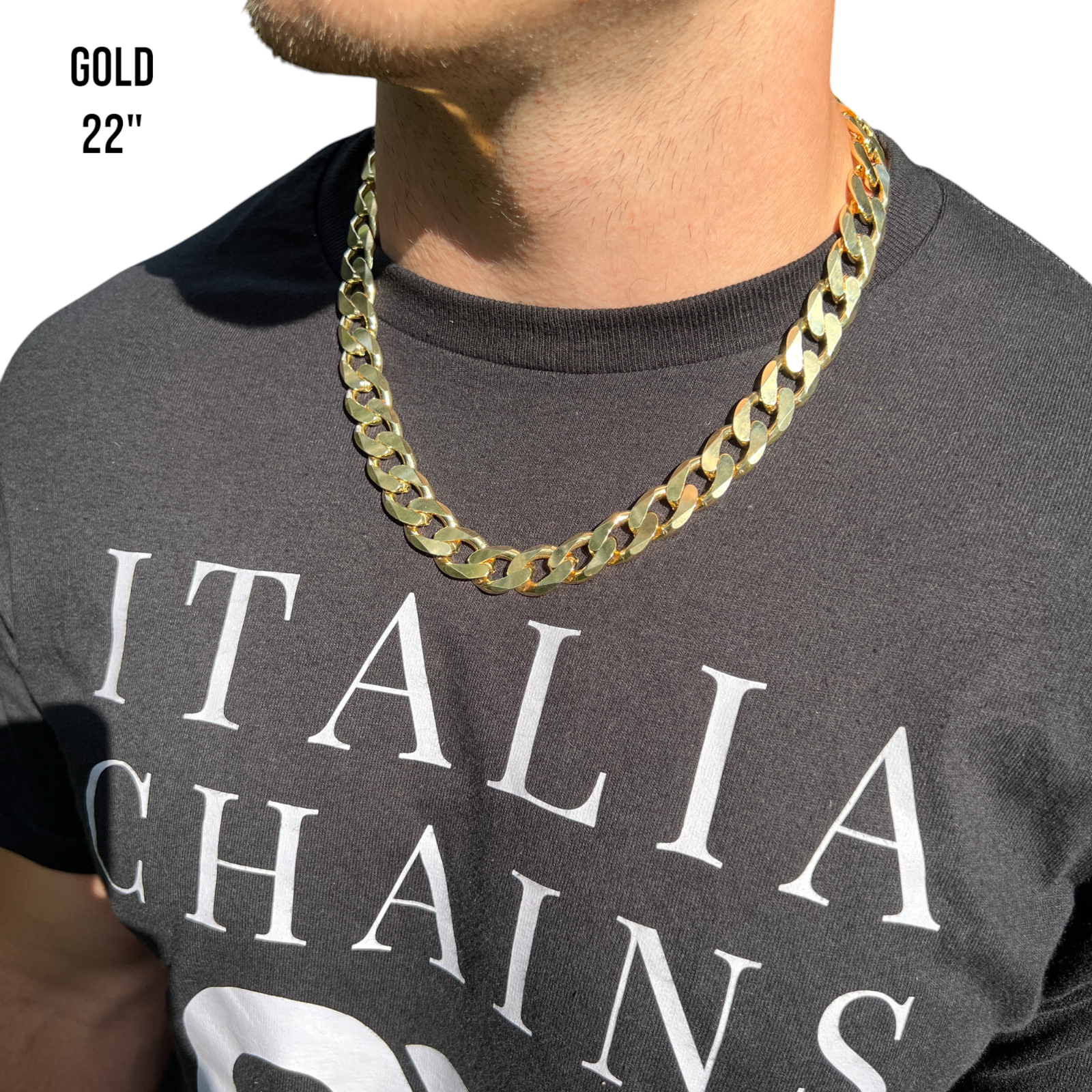 925 Sterling Silver 15mm Curb Chain Necklace