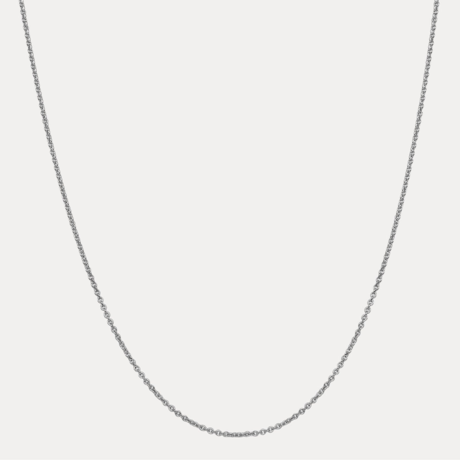 925 Sterling Silver 2mm Cable Chain Necklace