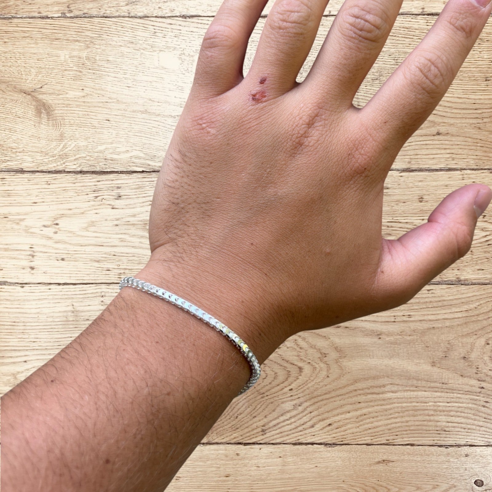 925 Sterling Silver 3mm Franco Bracelet