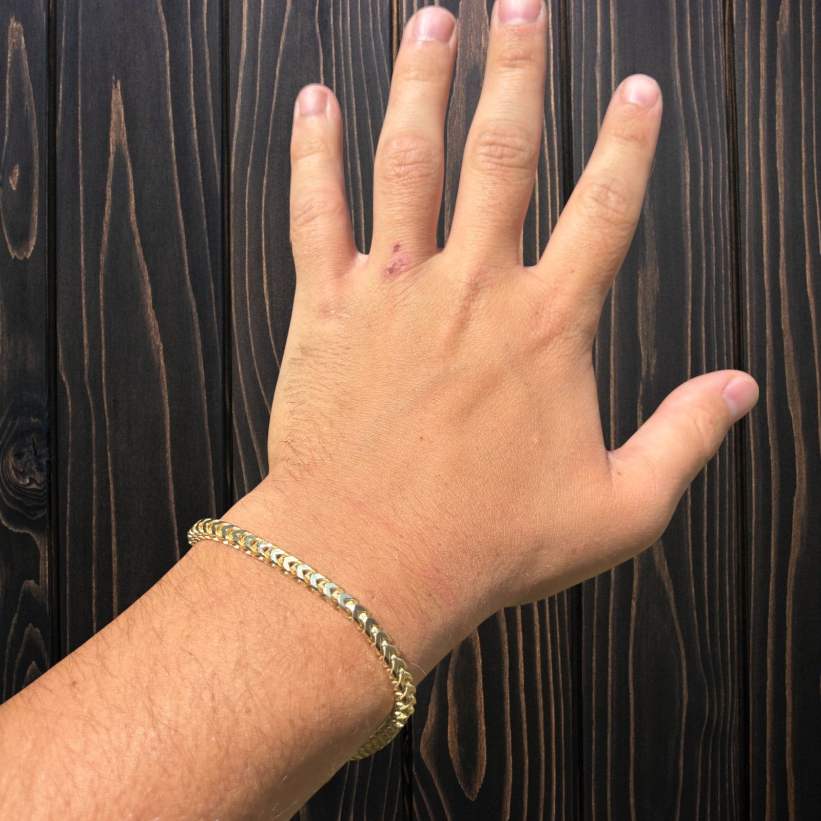 925 Sterling Silver 4mm Franco Bracelet