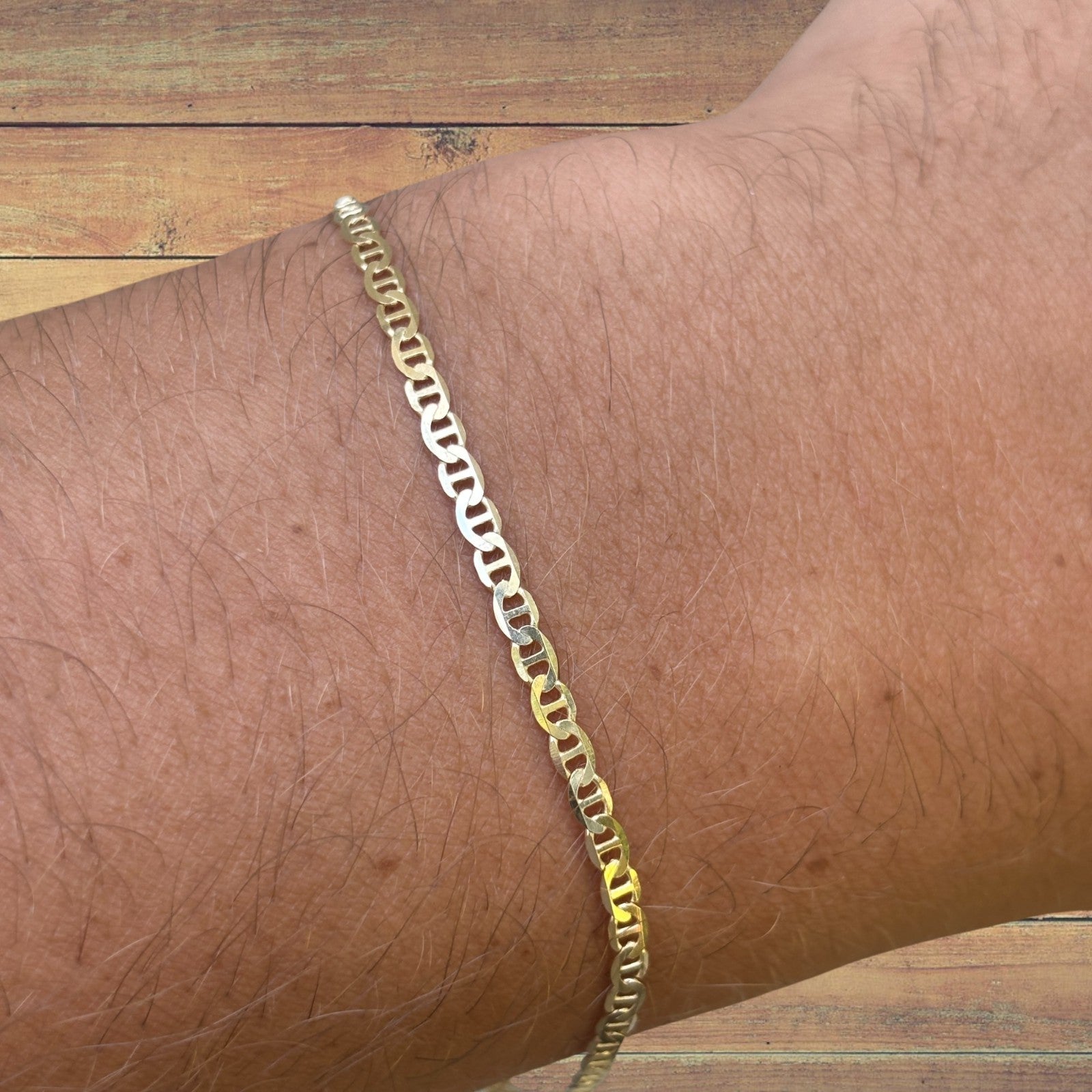 925 Sterling Silver 2.5mm Mariner Bracelet