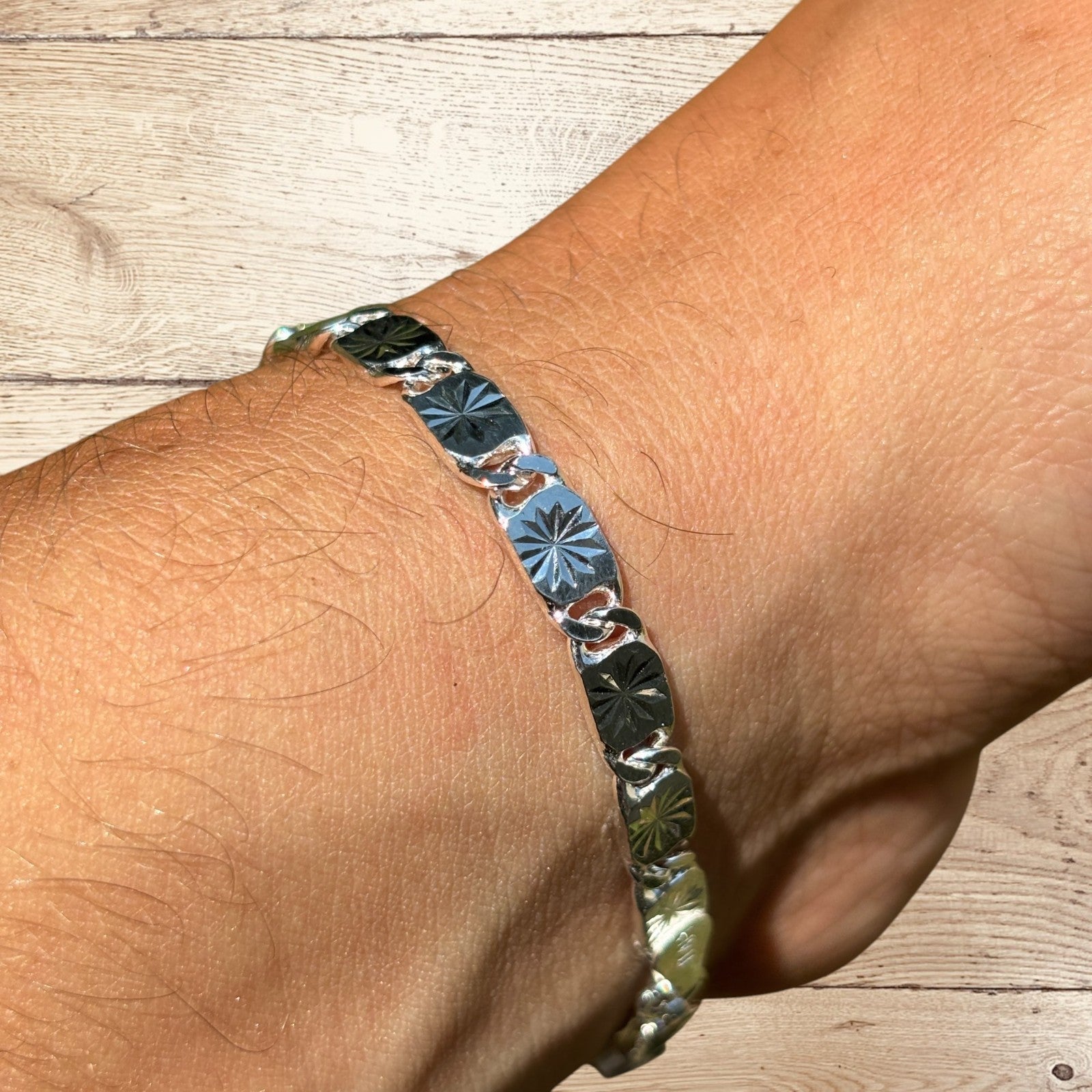 925 Sterling Silver 5mm Valentino Bracelet