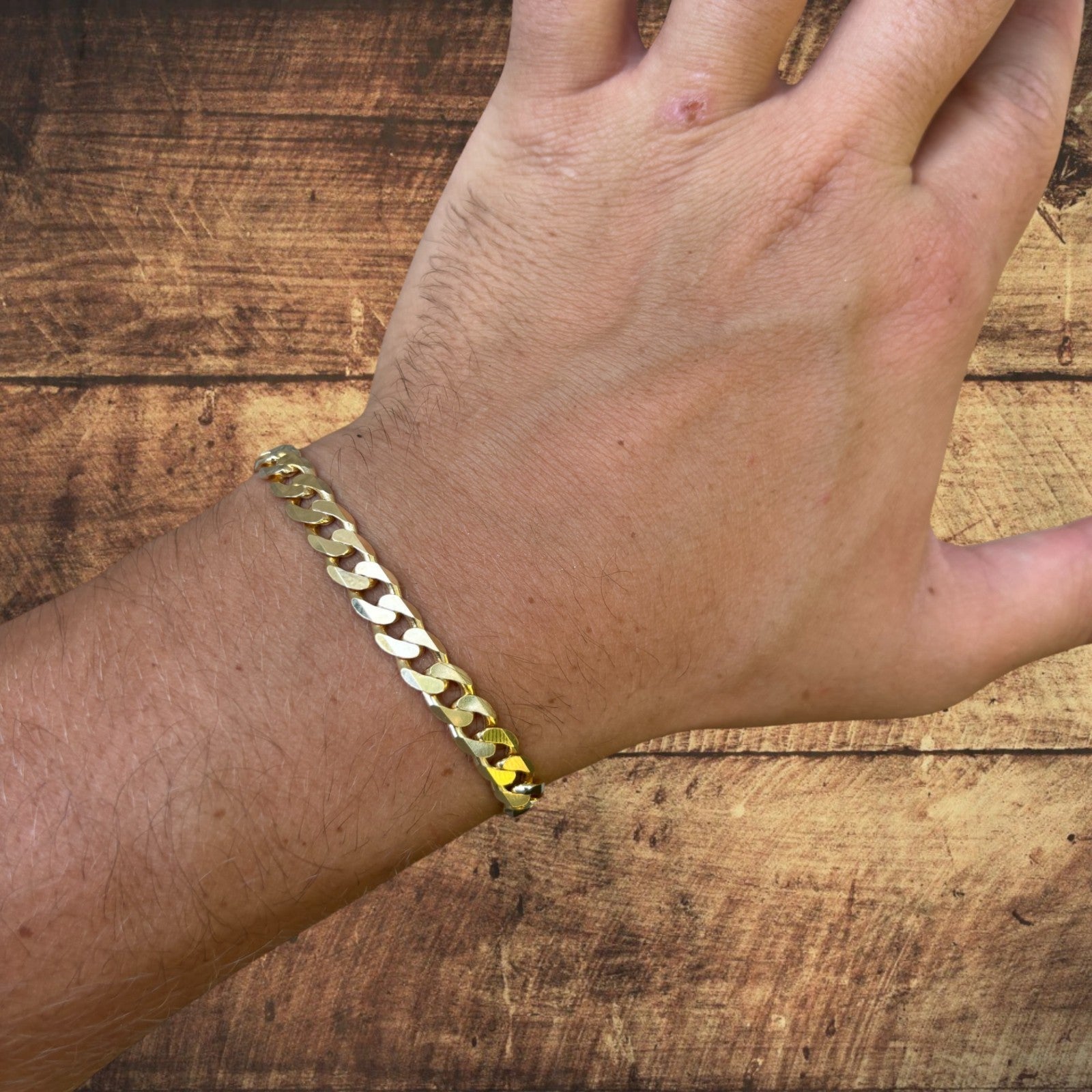 925 Sterling Silver 7mm Curb Bracelet