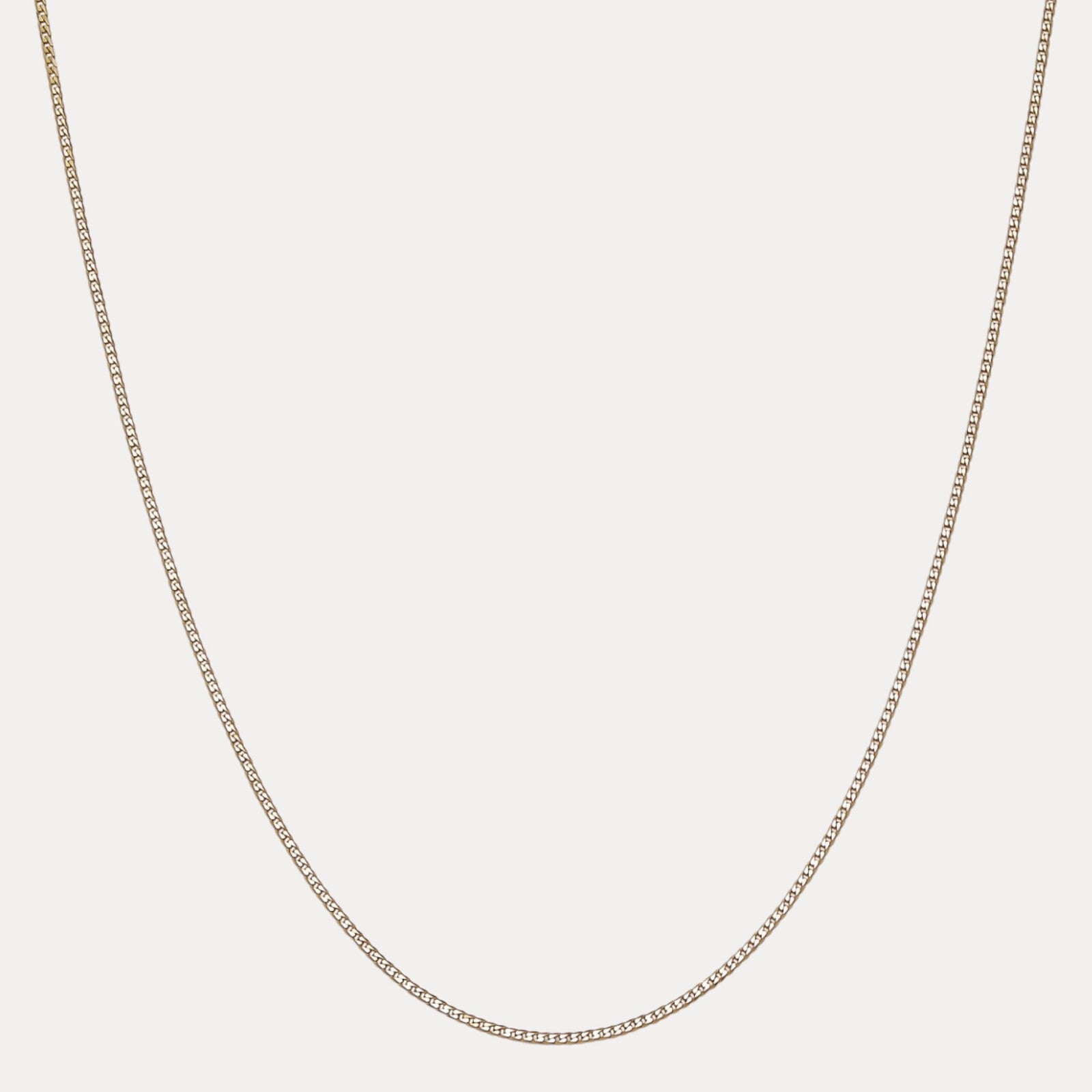 925 Sterling Silver 2mm Curb Chain Necklace
