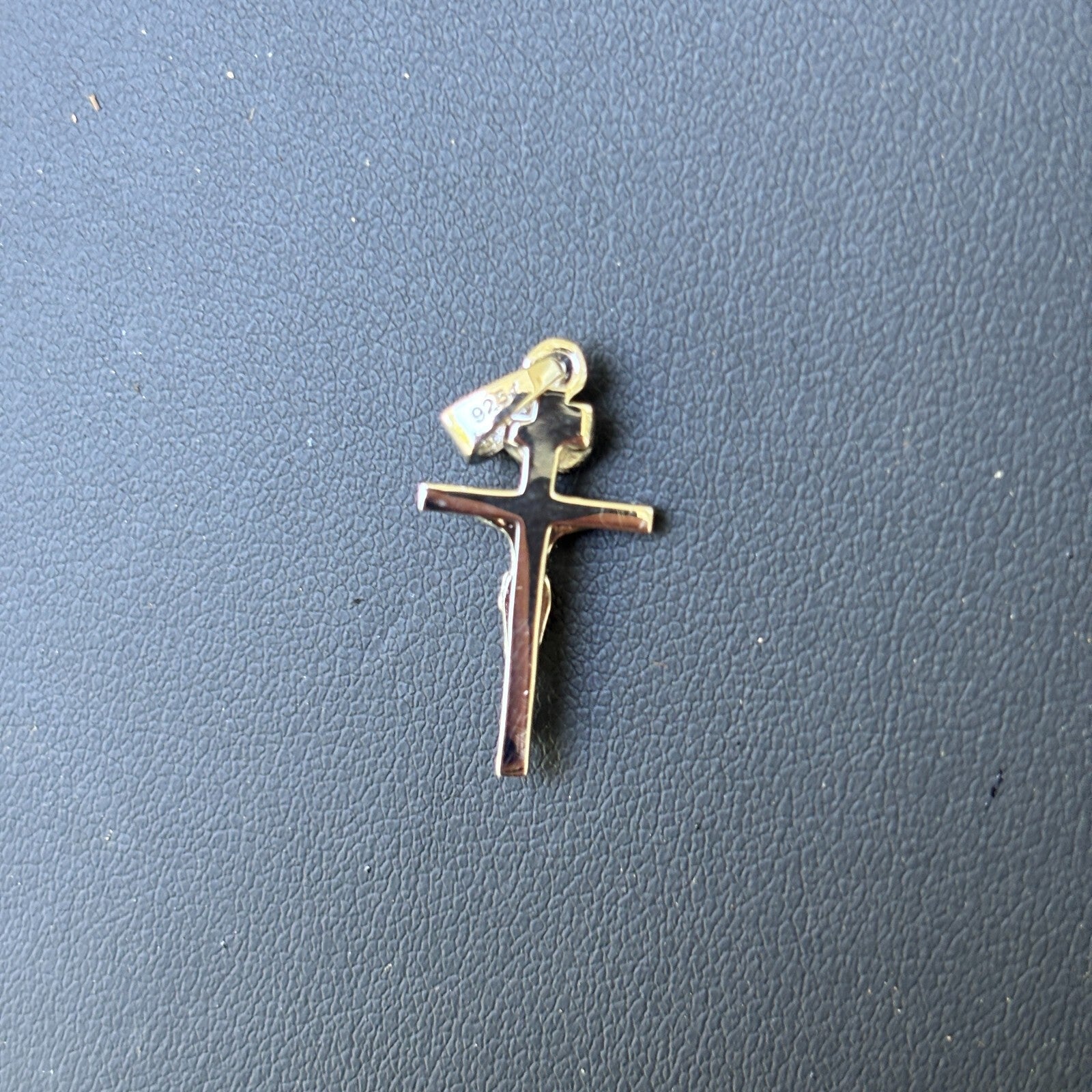 925 Sterling Silver Crucifix Cross Pendant - Small