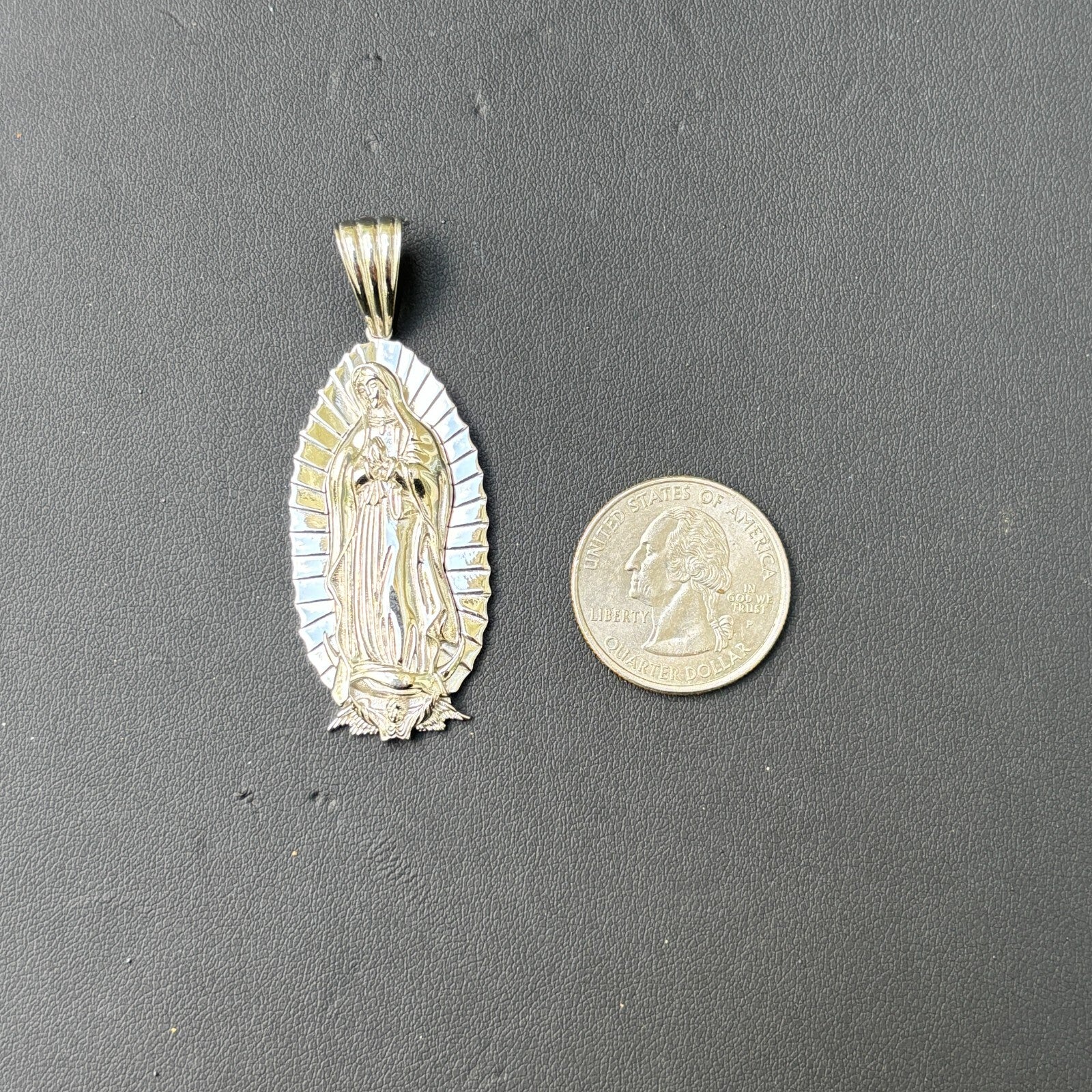 925 Sterling Silver Virgin Mary Pendant