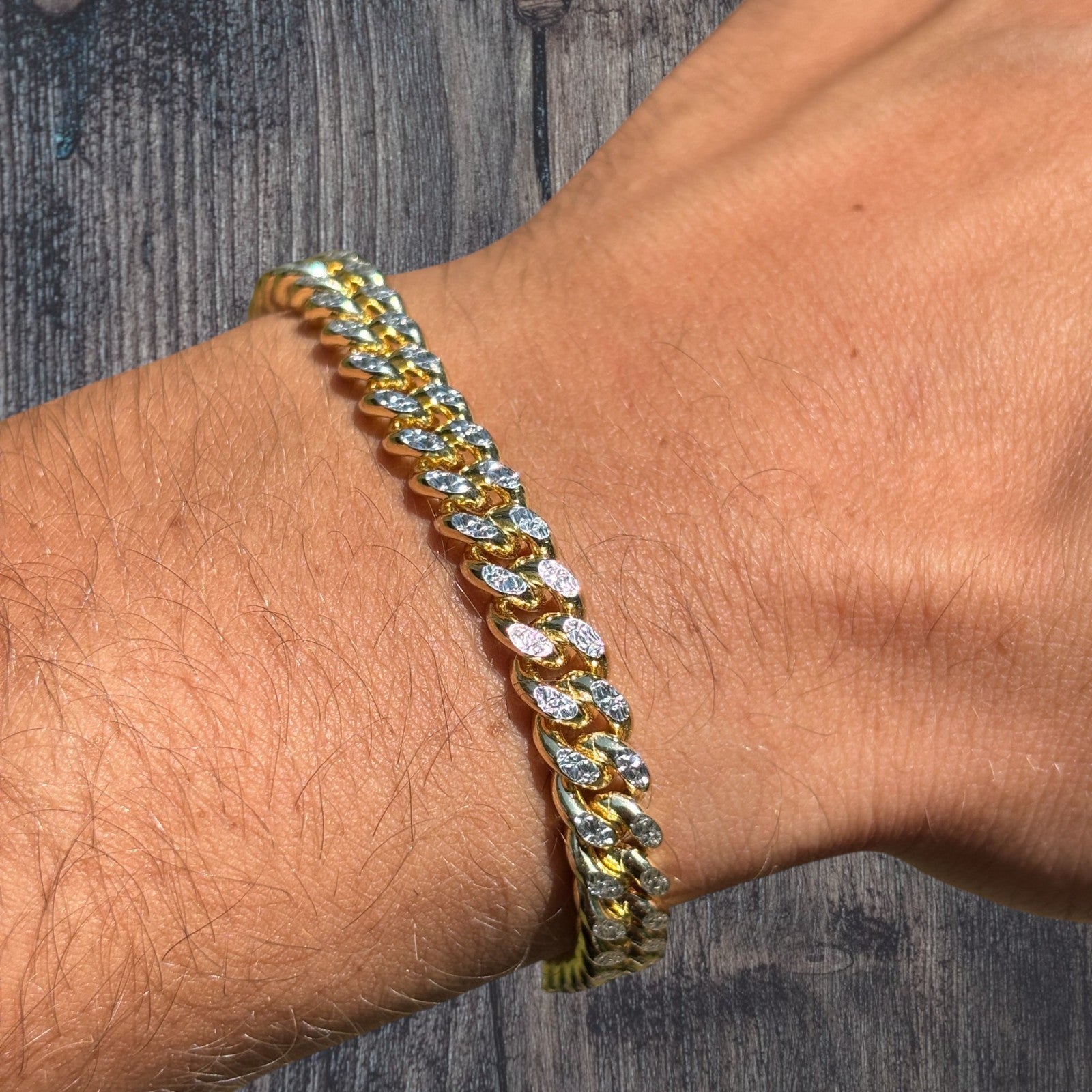 925 Sterling Silver 7mm Diamond Cut Miami Cuban Bracelet