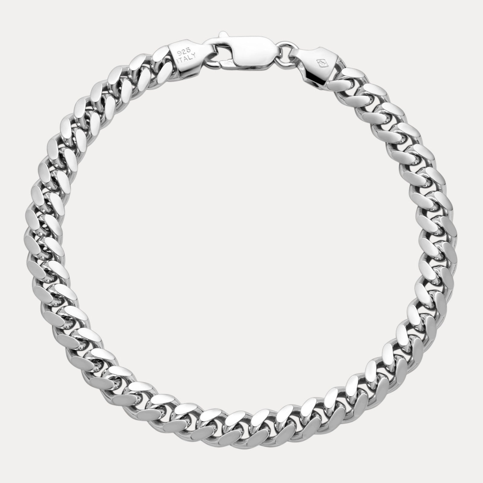 925 Sterling Silver 6mm Miami Cuban Bracelet