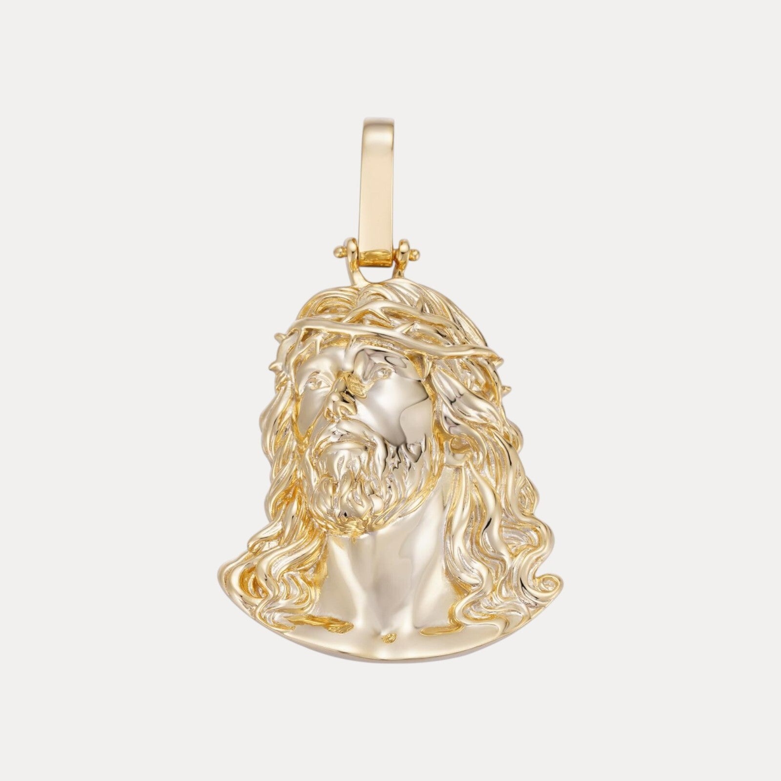 925 Sterling Silver Passion Of The Christ Jesus Piece Pendant - Small