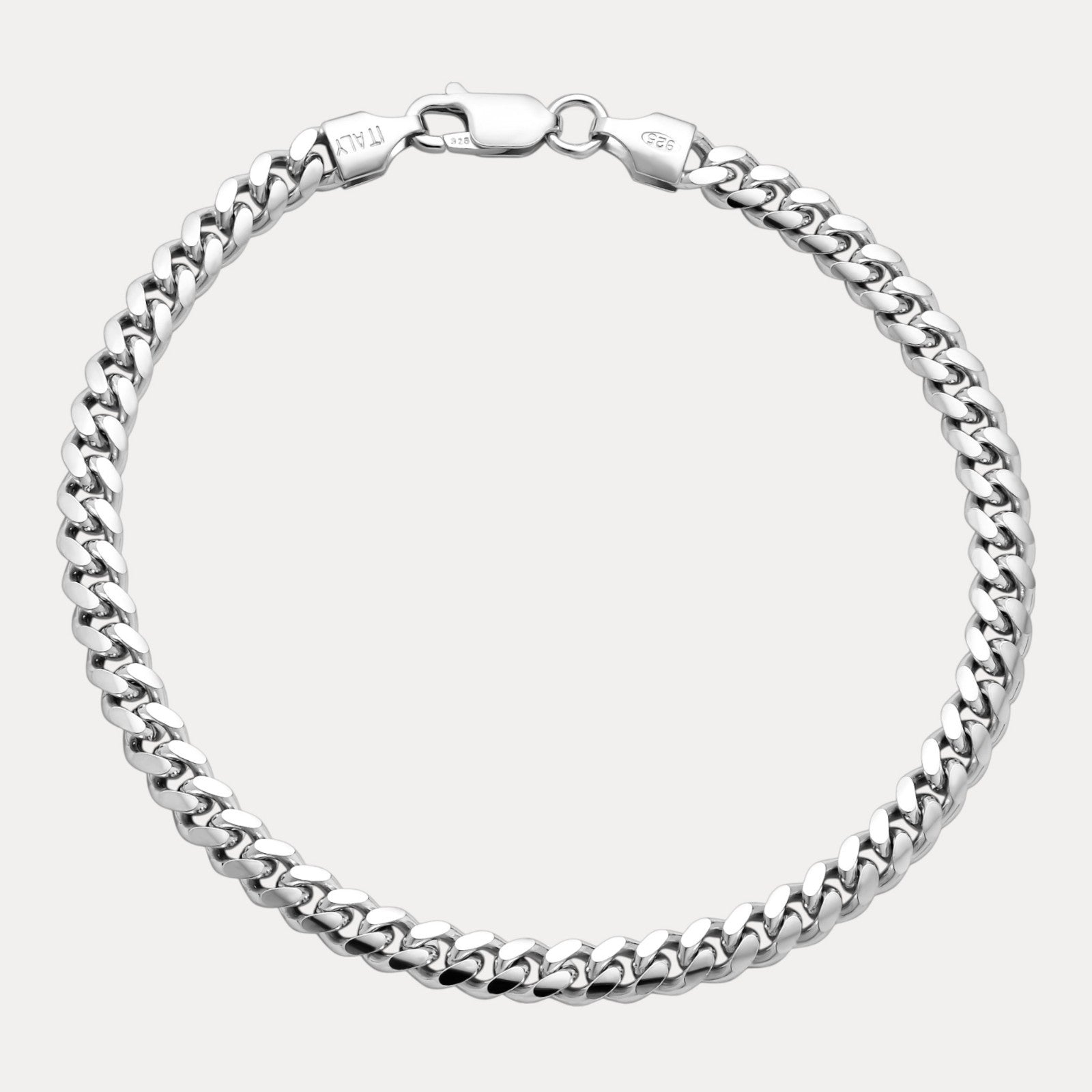 925 Sterling Silver 5mm Miami Cuban Bracelet