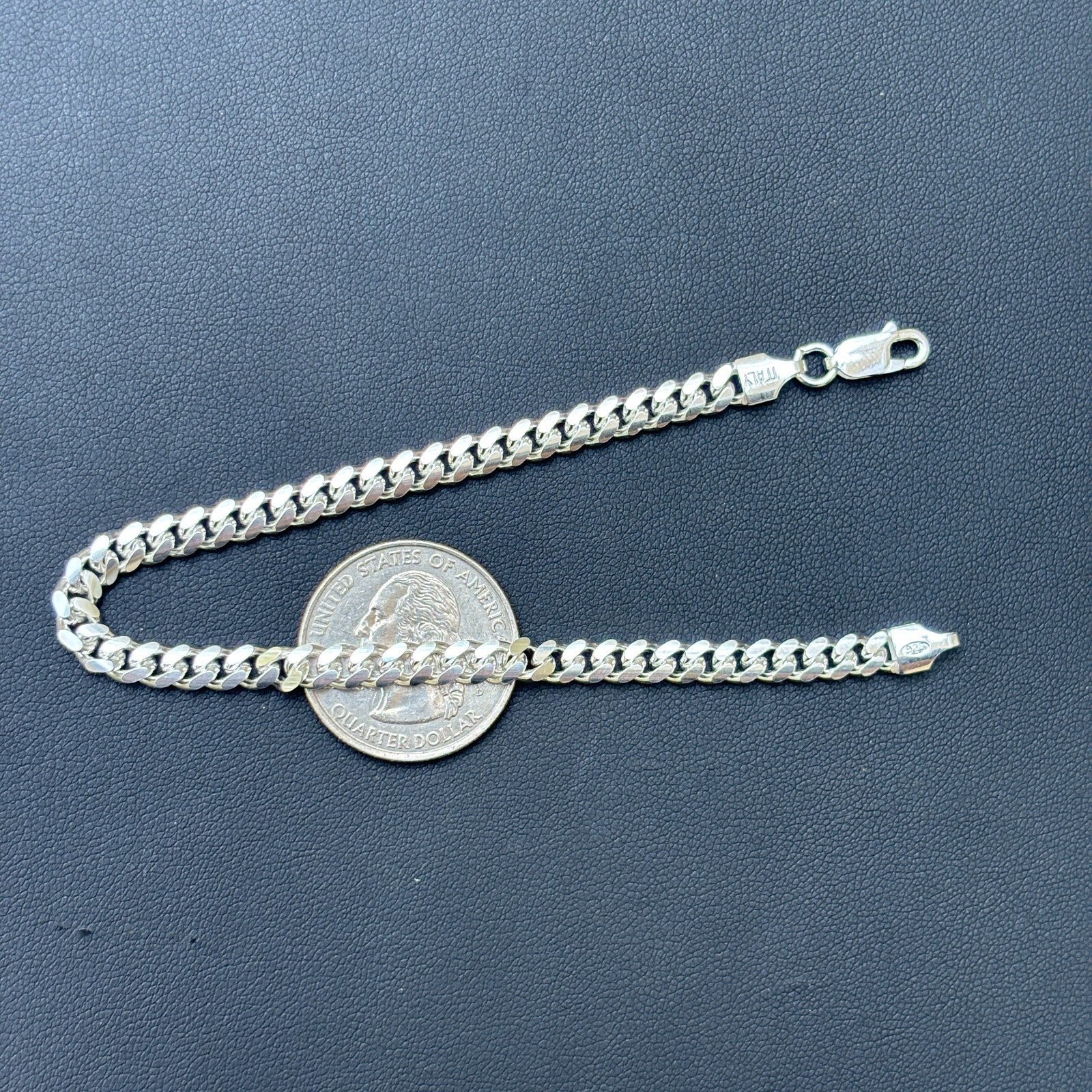 925 Sterling Silver 5mm Miami Cuban Bracelet