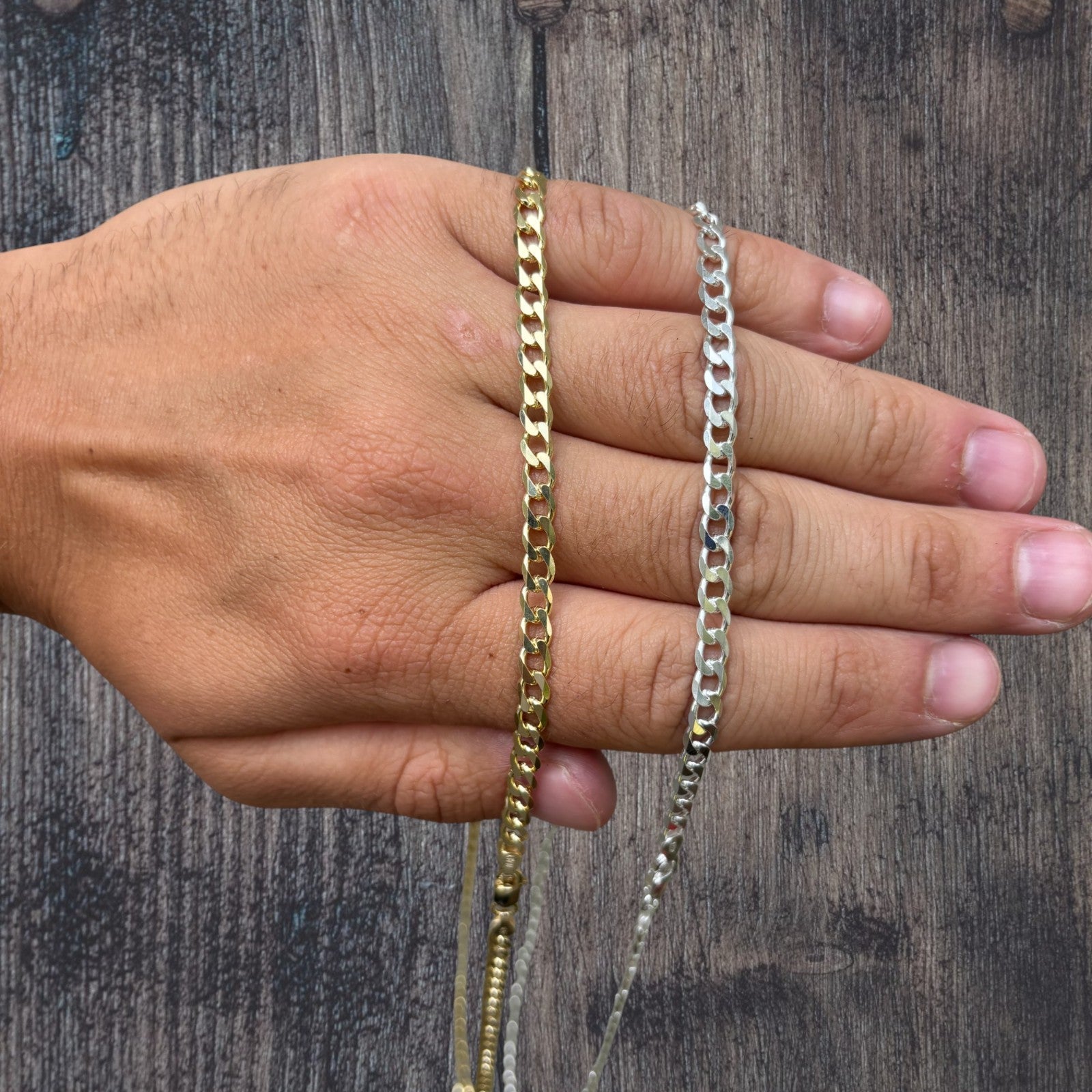 925 Sterling Silver 5mm Curb Chain Necklace