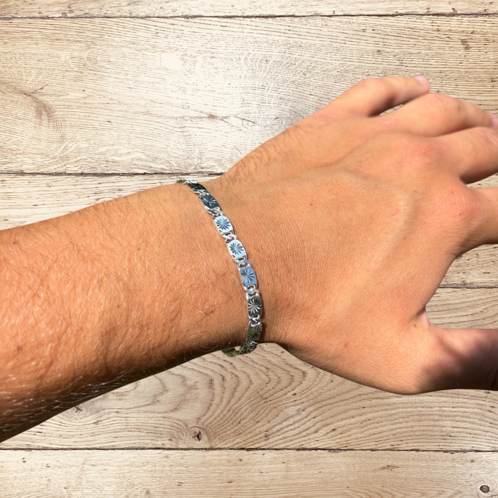 925 Sterling Silver 5mm Valentino Bracelet