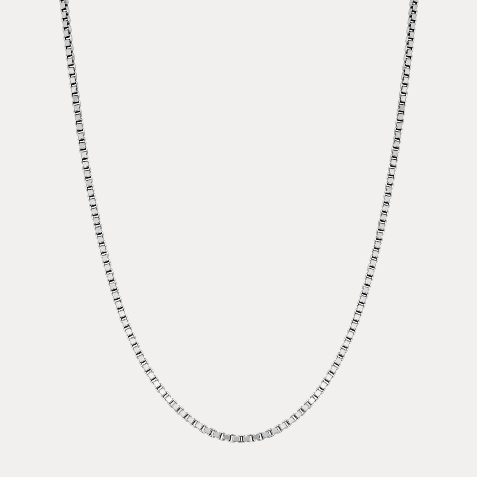925 Sterling Silver 4mm Box Chain Necklace