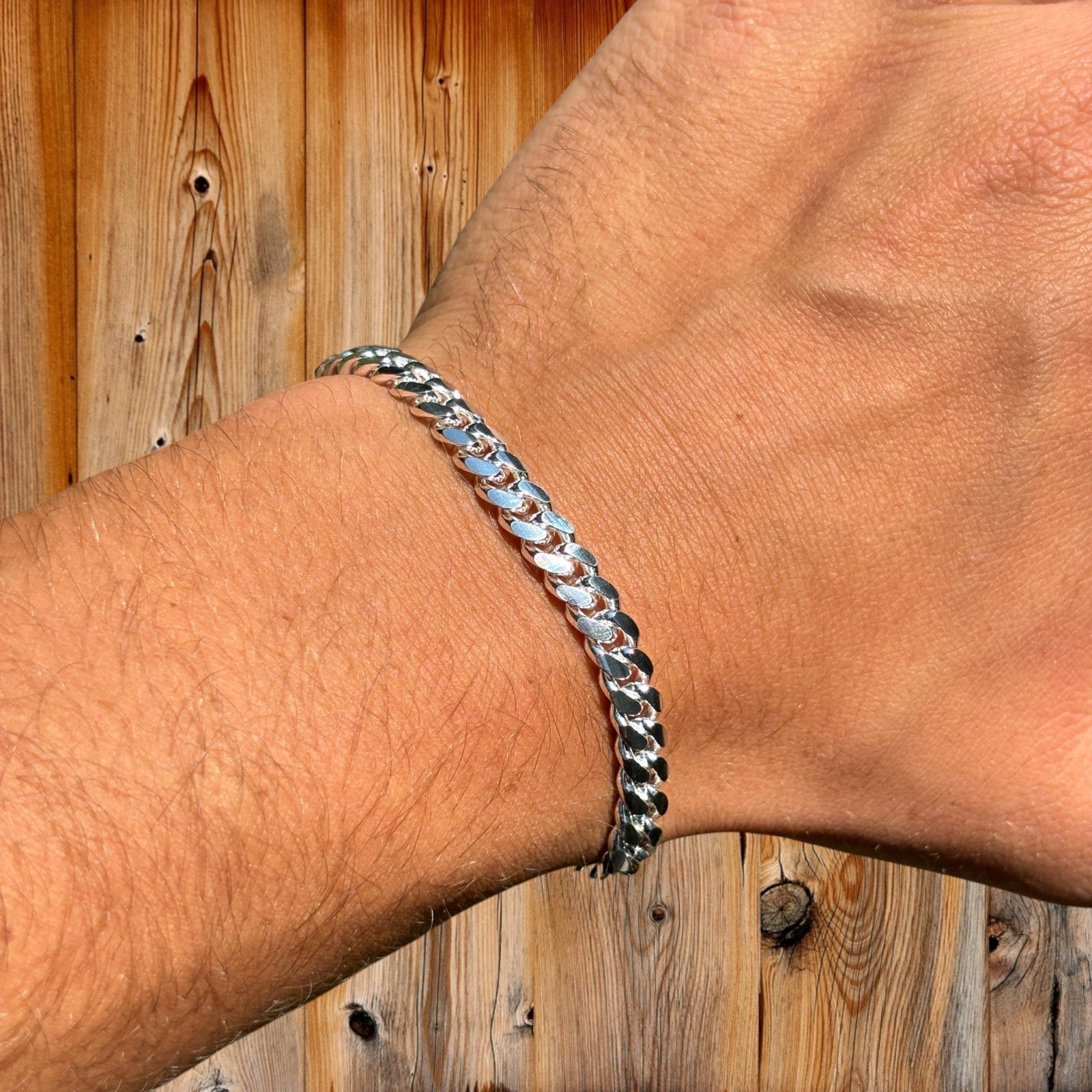 925 Sterling Silver 6mm Miami Cuban Bracelet