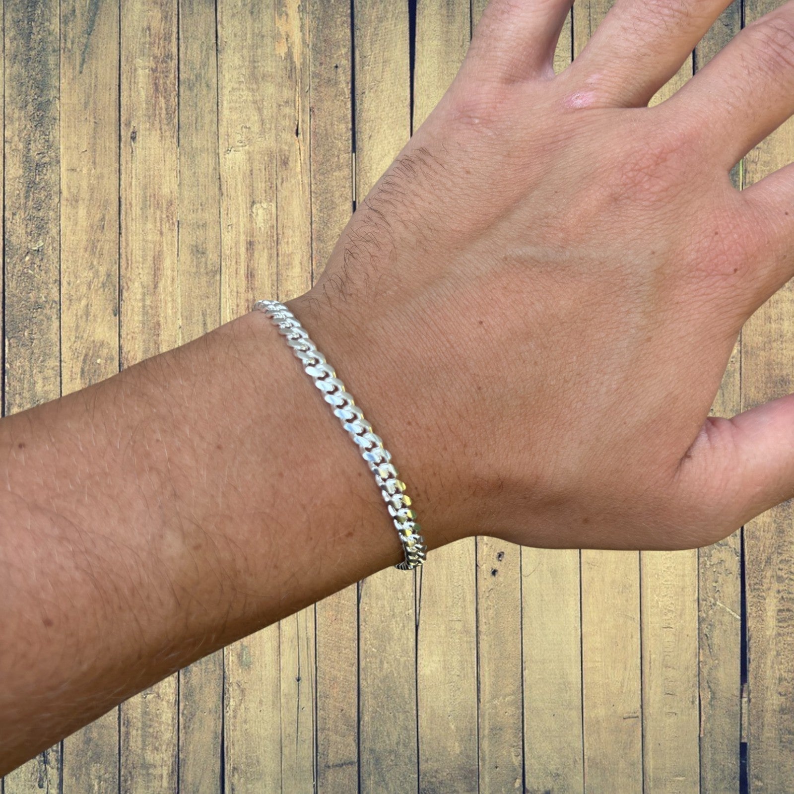 925 Sterling Silver 5mm Miami Cuban Bracelet