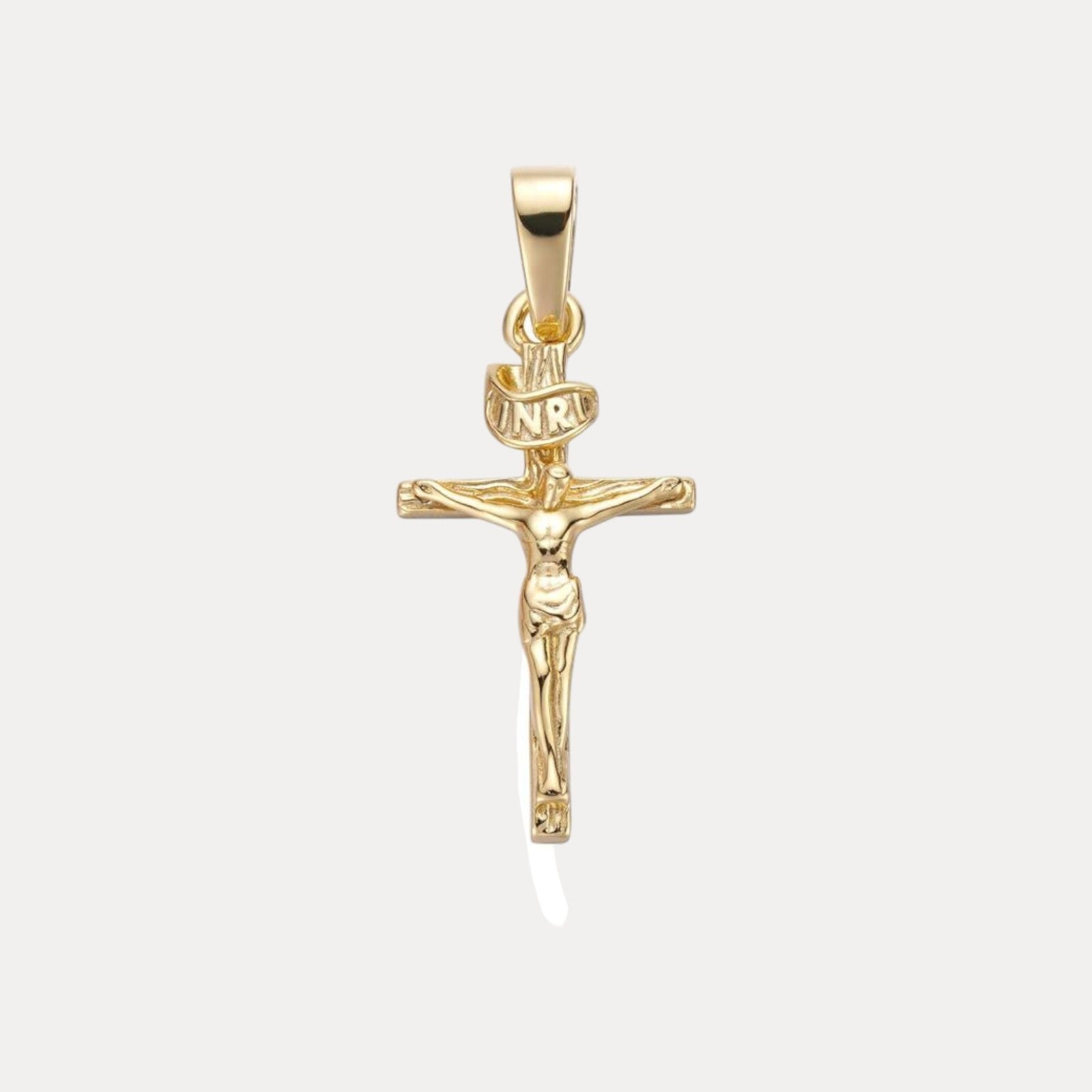 925 Sterling Silver Crucifix Cross Pendant - Small