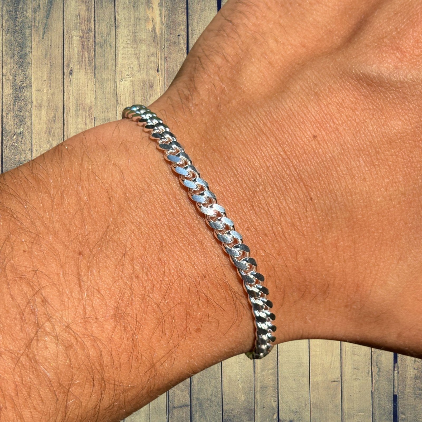 925 Sterling Silver 5mm Miami Cuban Bracelet