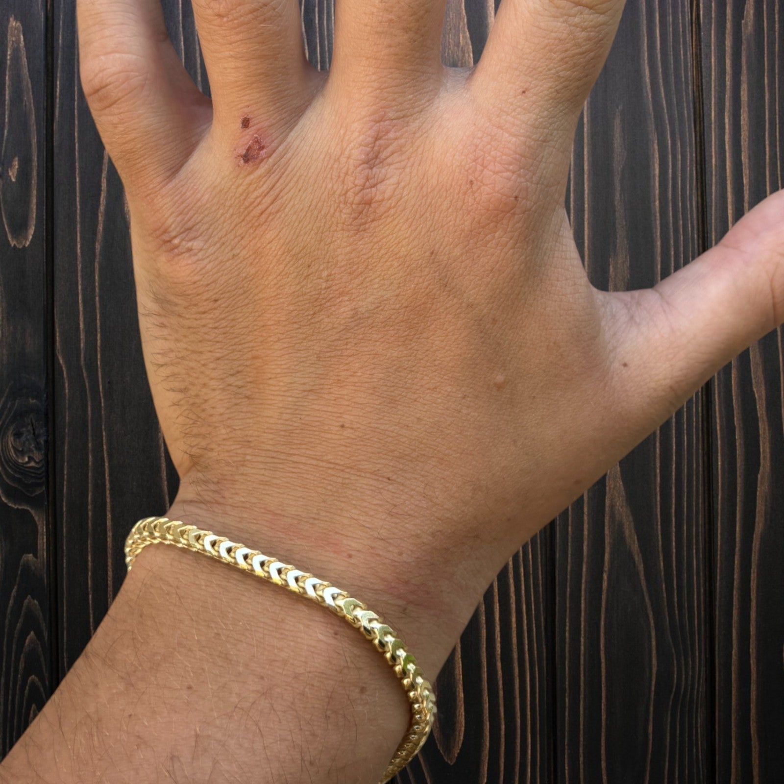 925 Sterling Silver 4mm Franco Bracelet