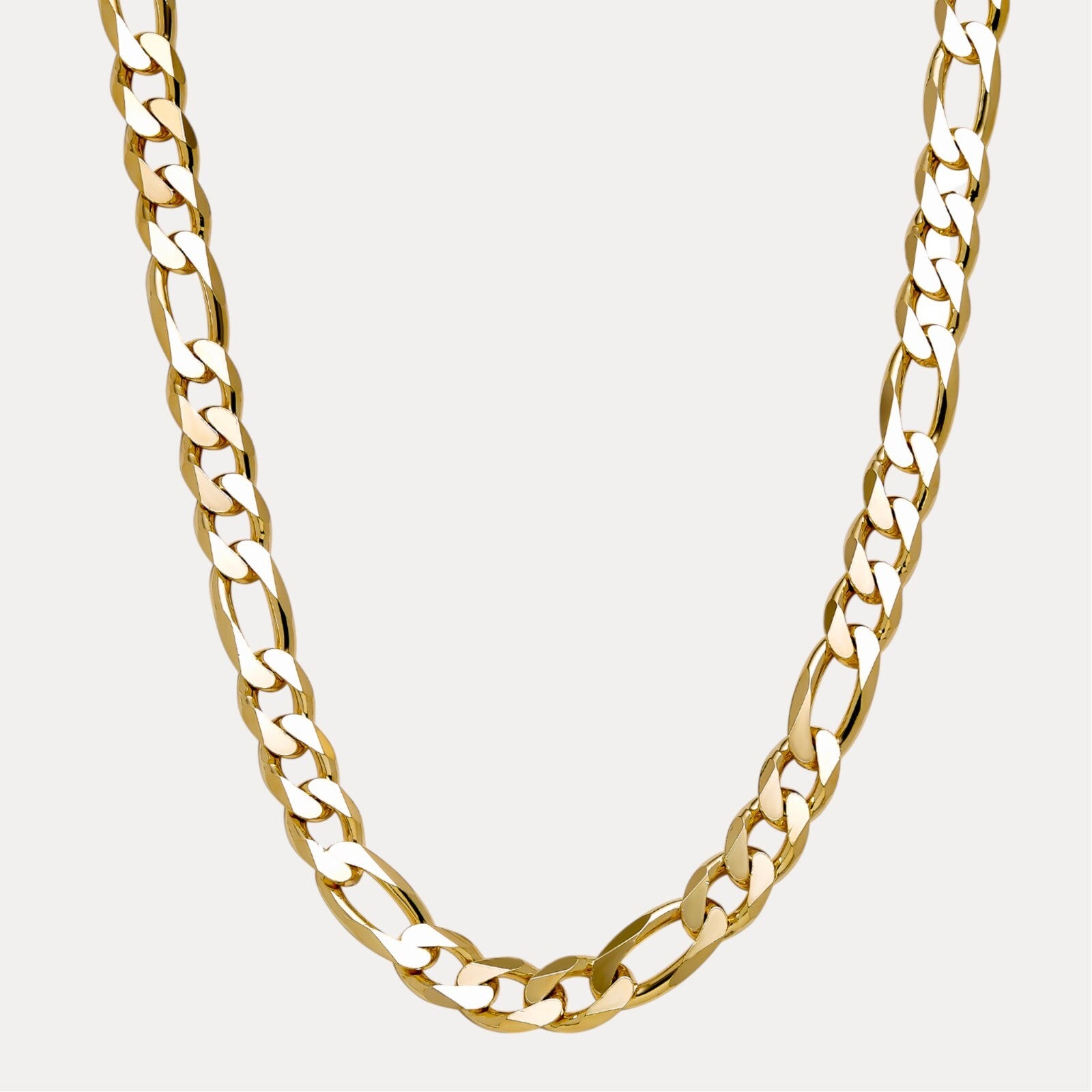 925 Sterling Silver 16mm Figaro Chain Necklace