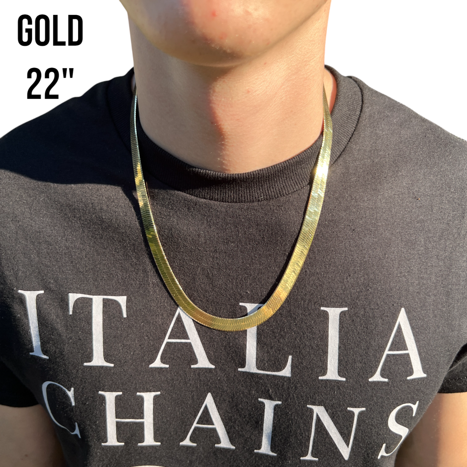 925 Sterling Silver 9mm Herringbone Chain Necklace