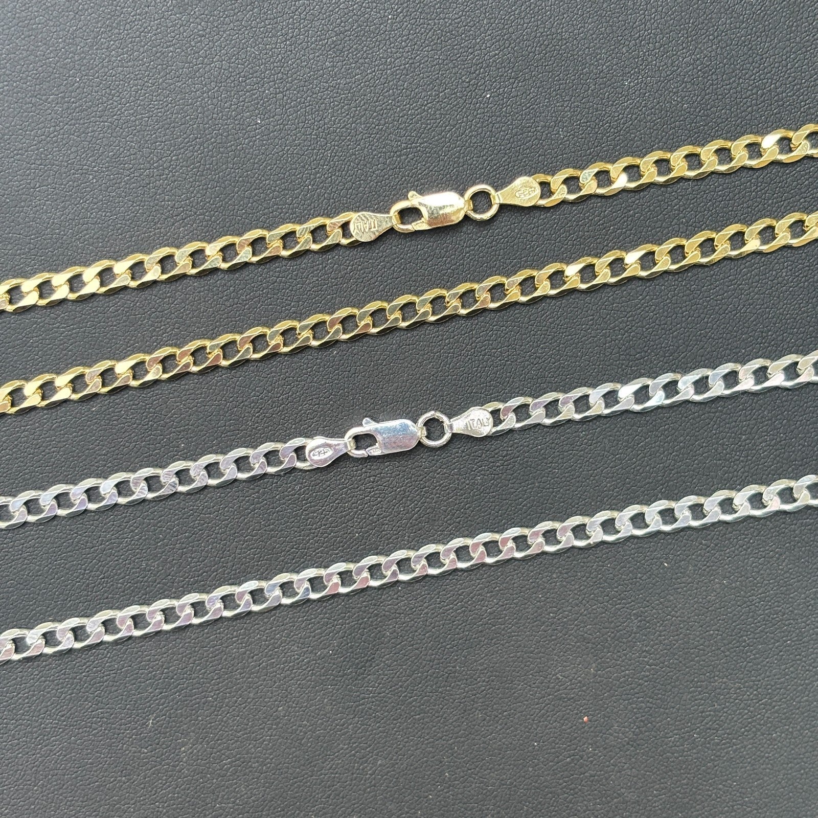 925 Sterling Silver 5mm Curb Chain Necklace