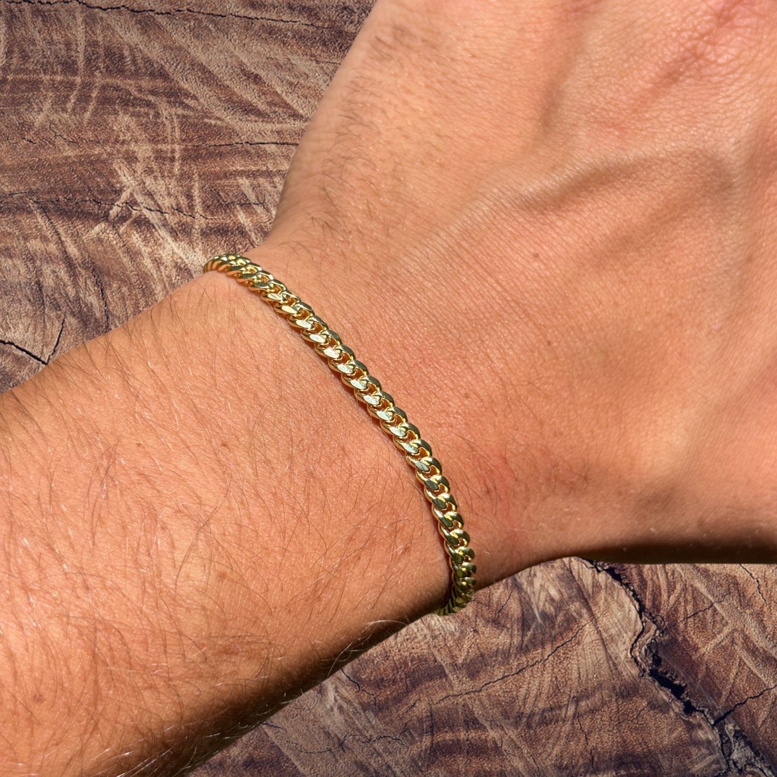 925 Sterling Silver 4mm Miami Cuban W. Box Clasp Bracelet