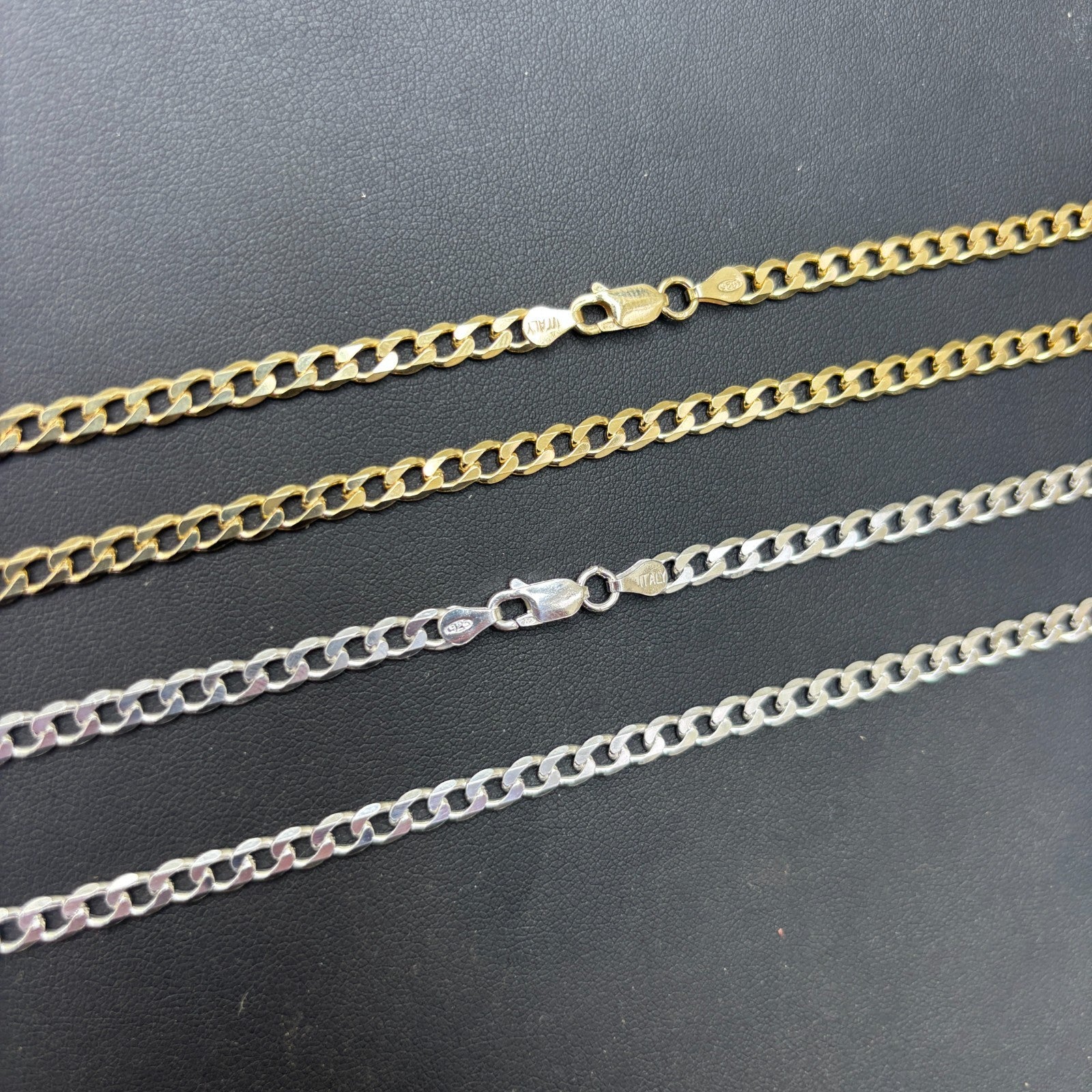 925 Sterling Silver 5mm Curb Chain Necklace