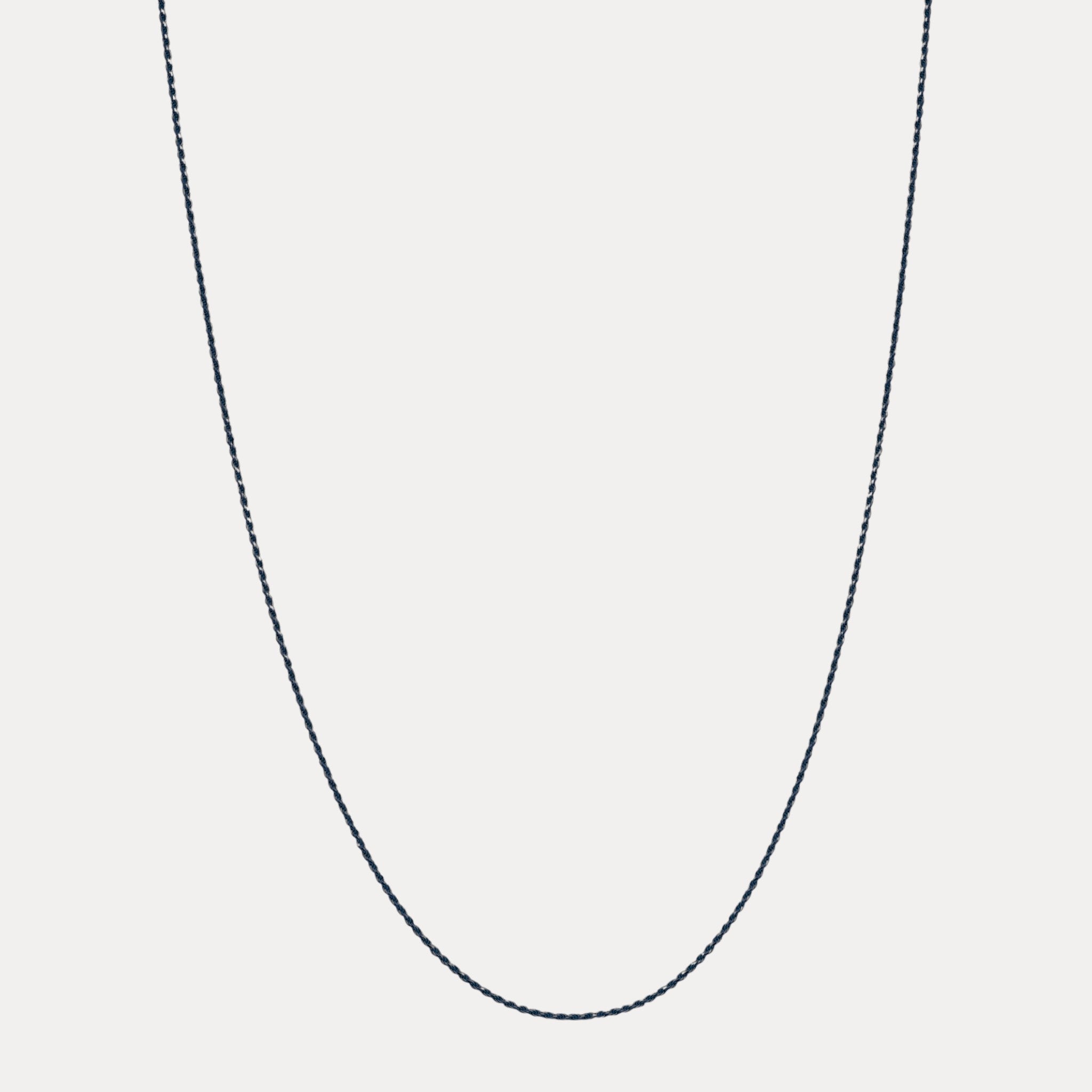925 Sterling Silver 1.8mm Diamond Cut Rope Chain Necklace