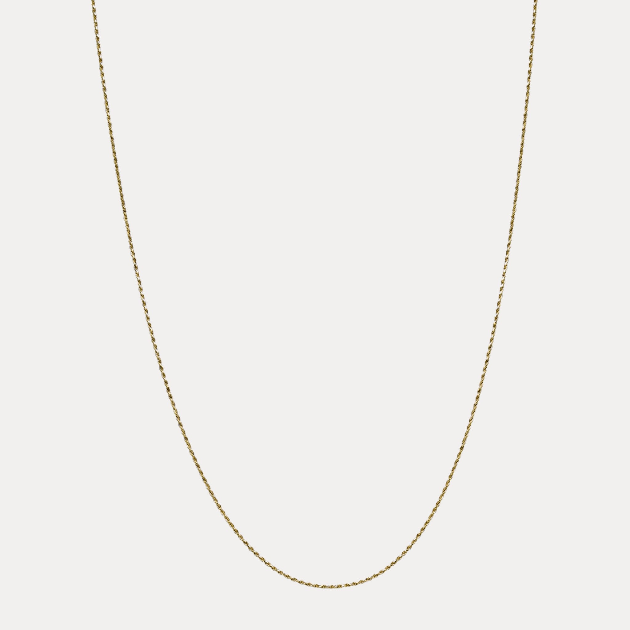 925 Sterling Silver 1.8mm Diamond Cut Rope Chain Necklace