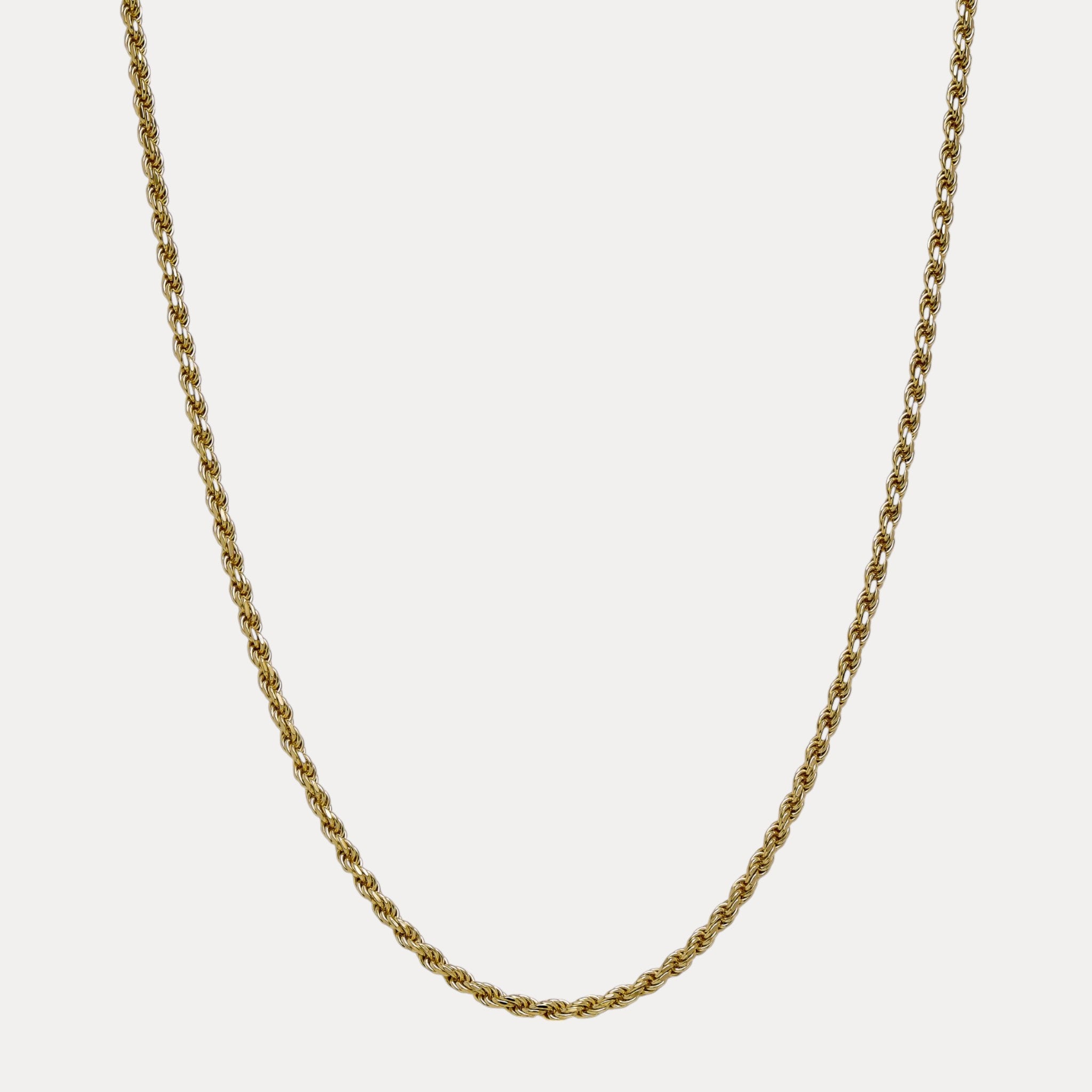 925 Sterling Silver 6mm Diamond Cut Rope Chain Necklace