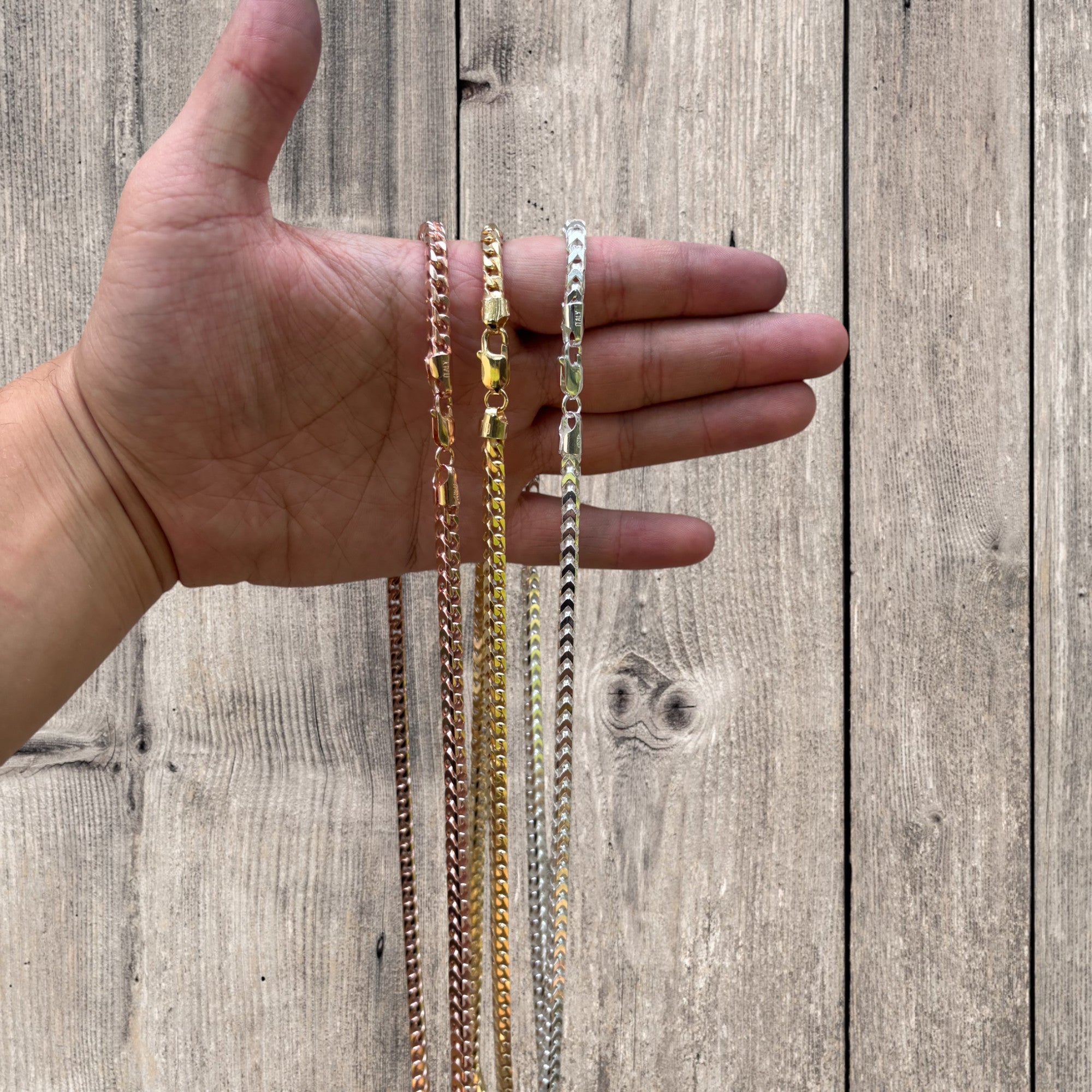 925 Sterling Silver 5mm Franco Chain Necklace