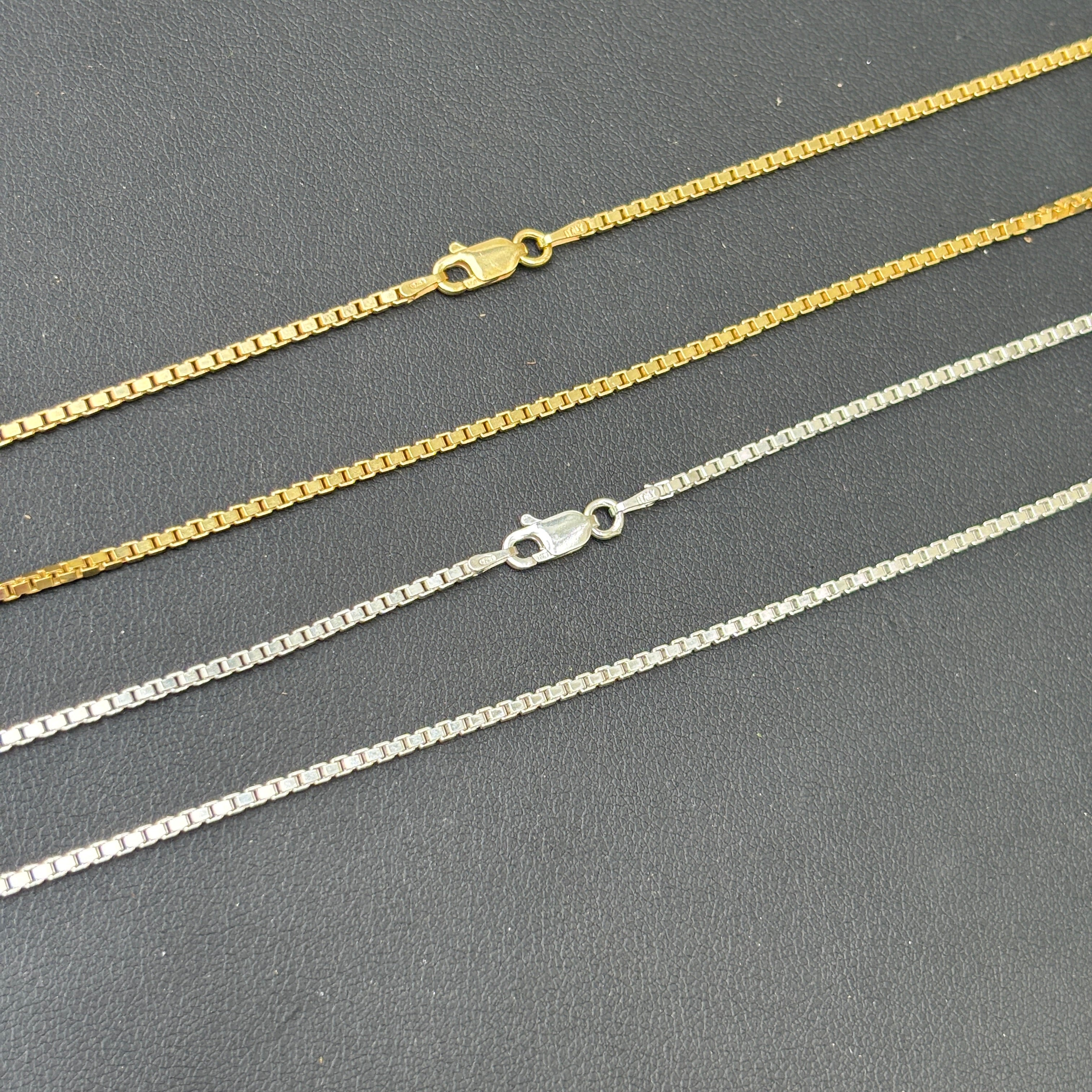 925 Sterling Silver 2mm Box Chain Necklace