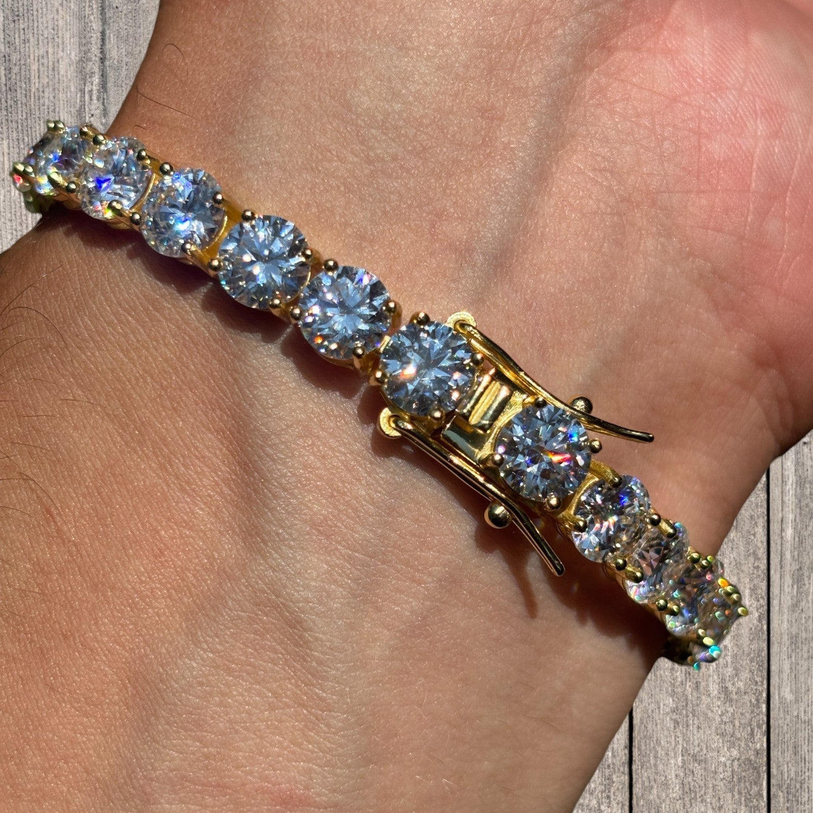 Italiachains moissanite tennis bracelet