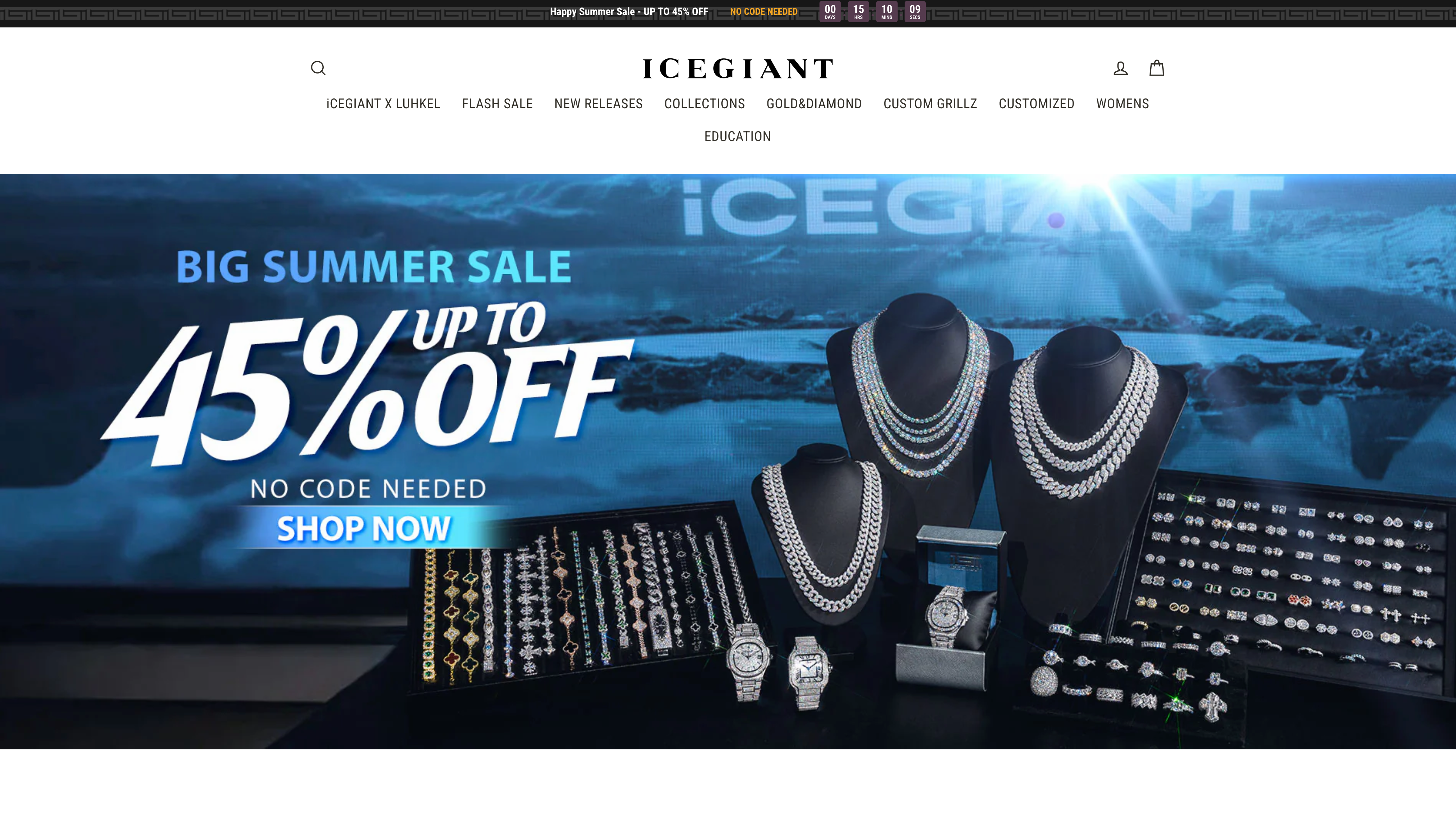 Ice Giant Jewelry Website