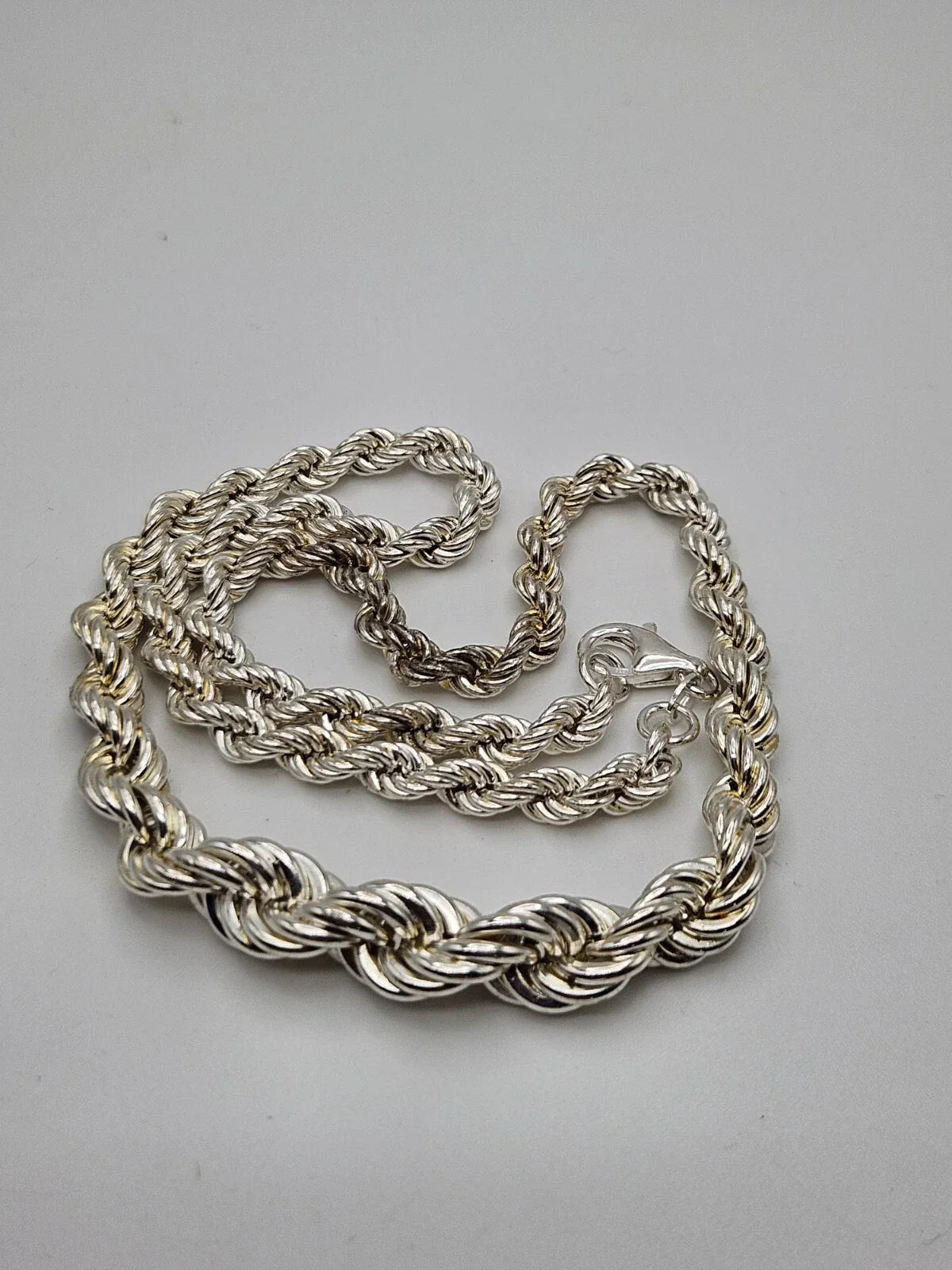 used silver chain